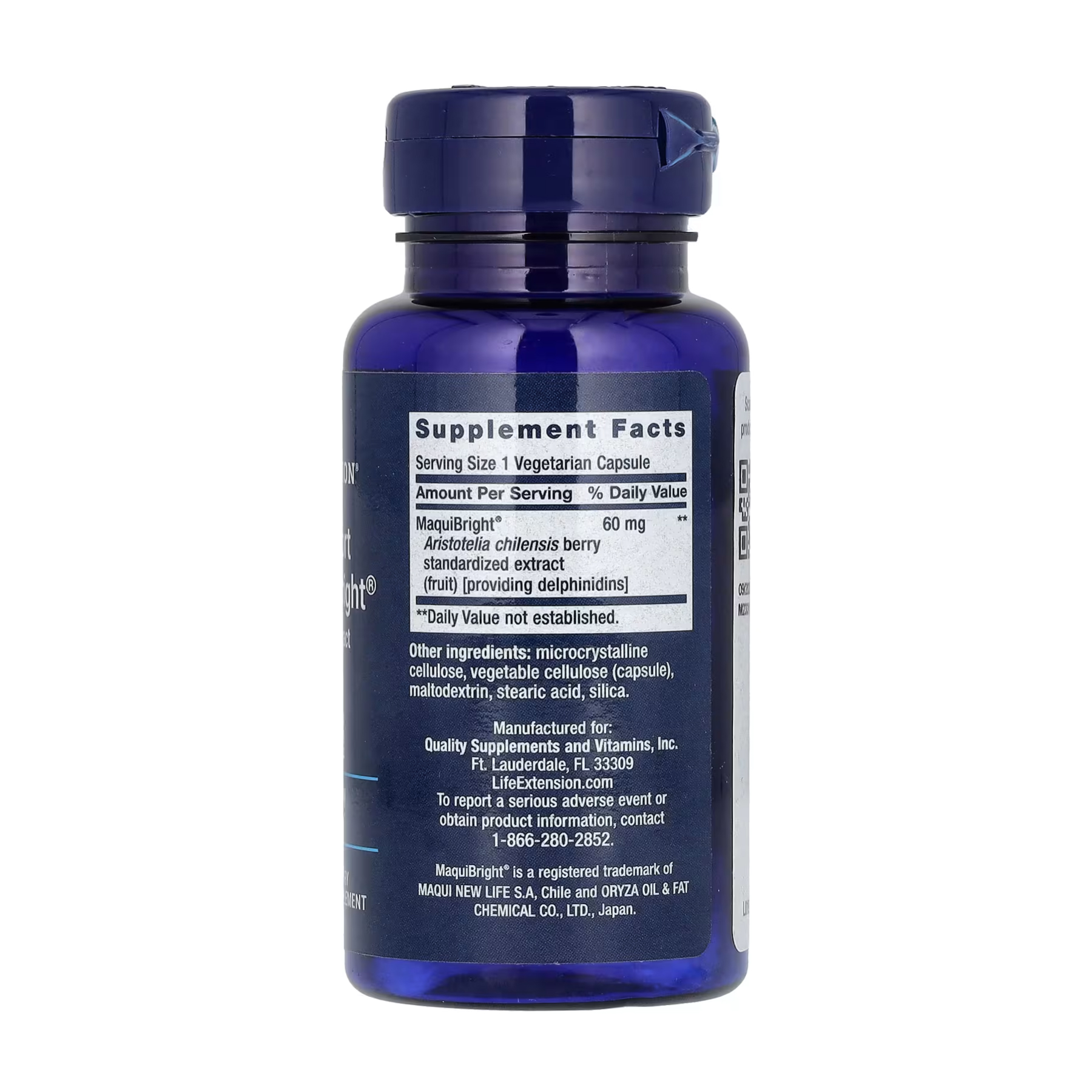 Life Extension Tear Support with MaquiBright 60 mg - 30 vcaps 2023-10-3220