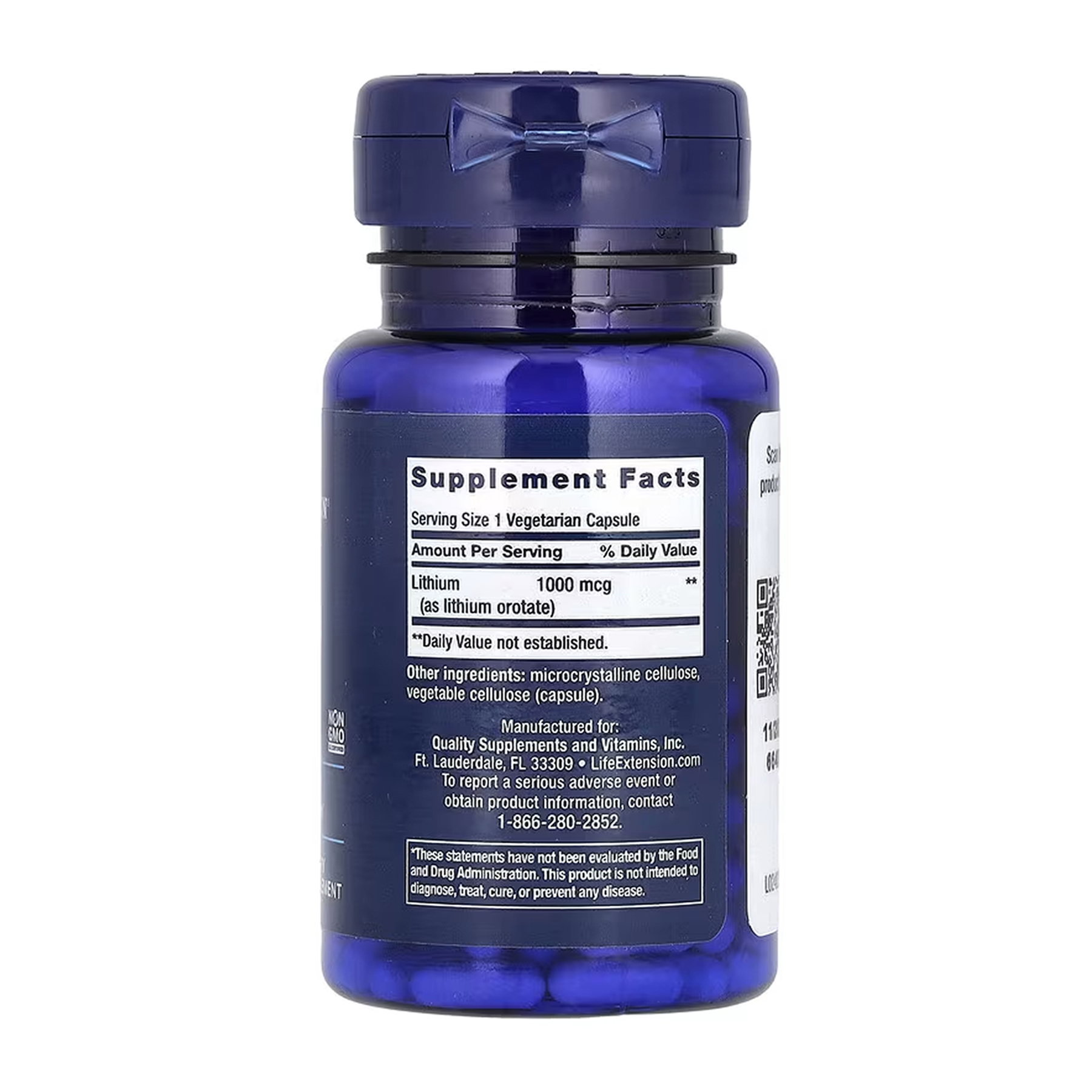 Life Extension Lithium 1000 mcg - 100 caps 2023-10-5454