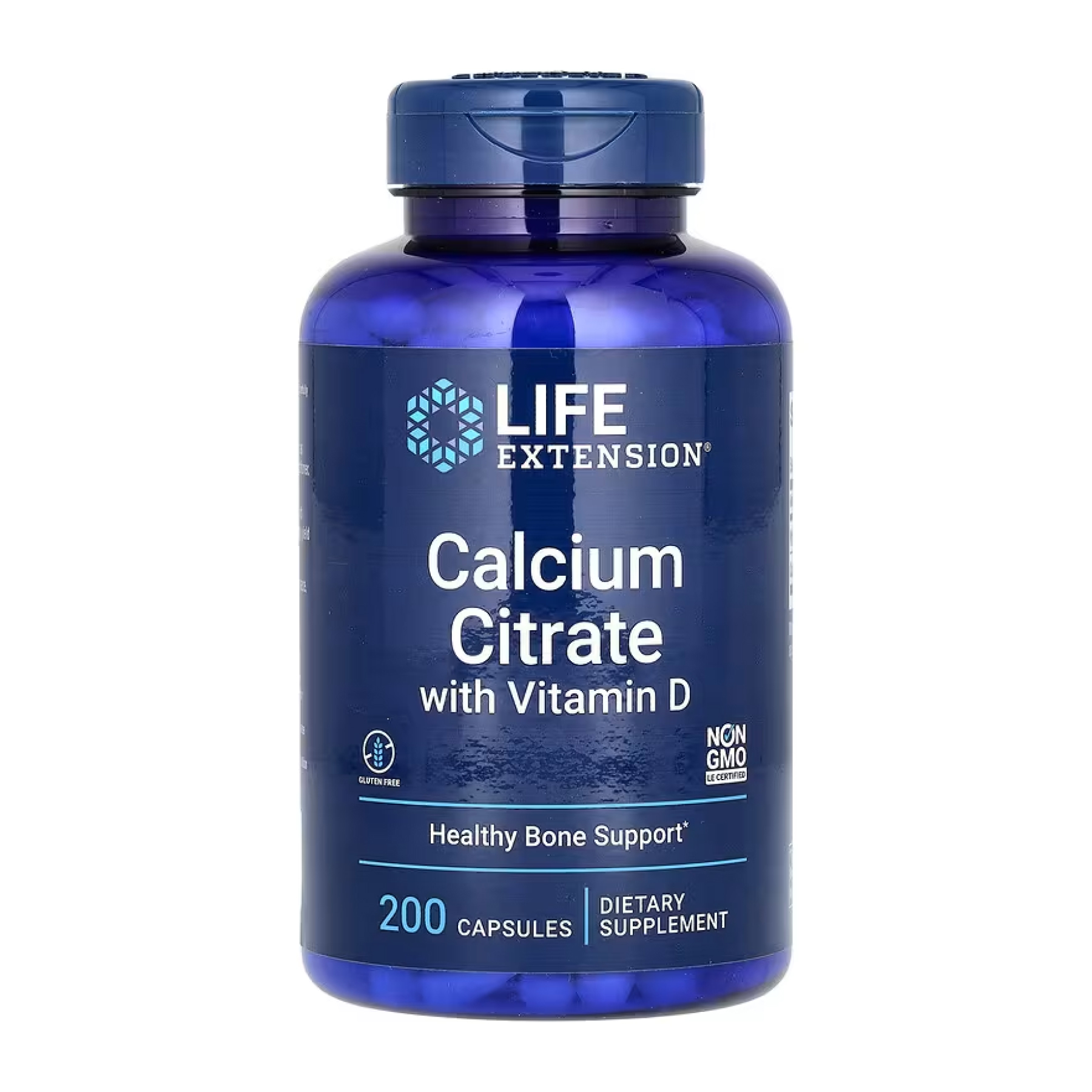 Life Extension Calcium Citrate with Vitamin D - 200 caps 2023-10-5210