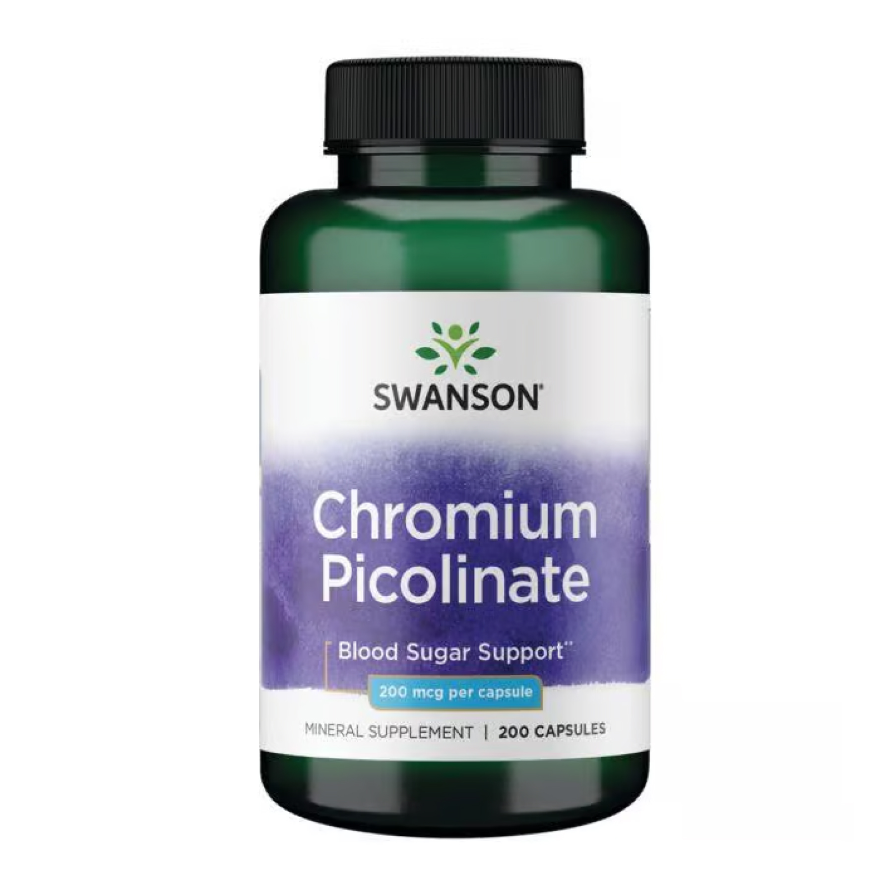 Swanson Chromium Picolinate 200mcg - 200 сaps 100-43-2938179-20