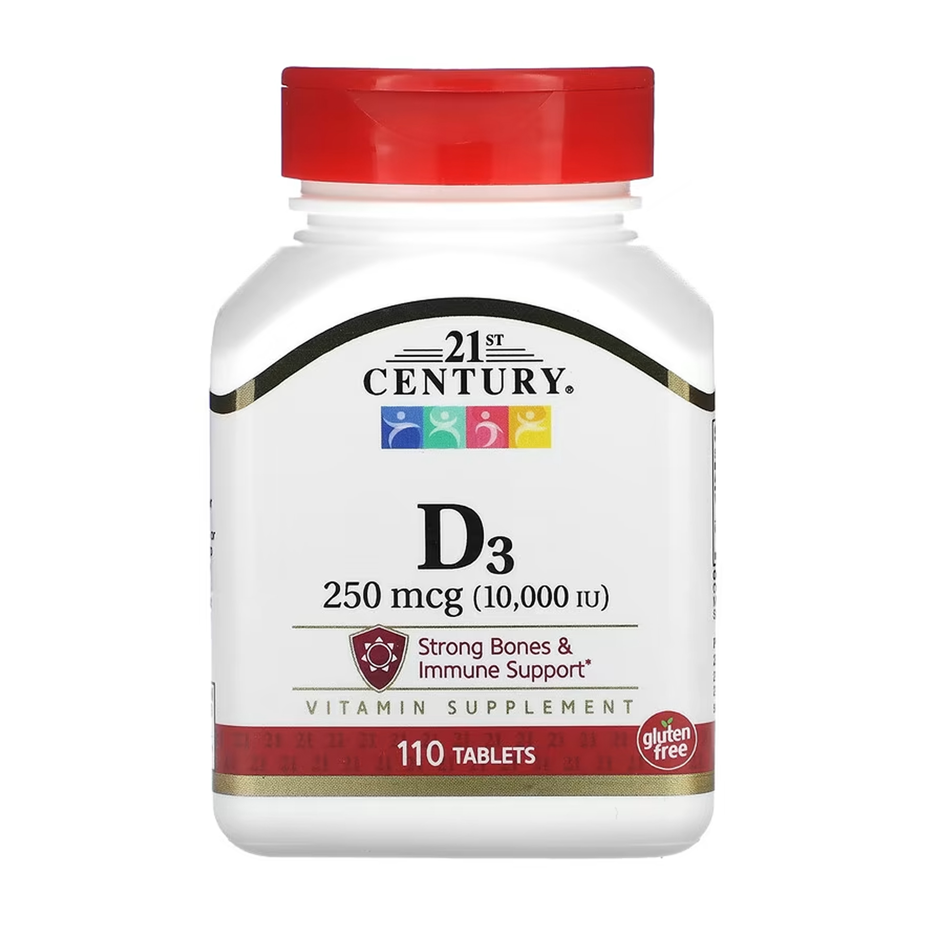 21st Century D3 250 mcg (10,000 IU) - 110 tabs 2023-10-7052