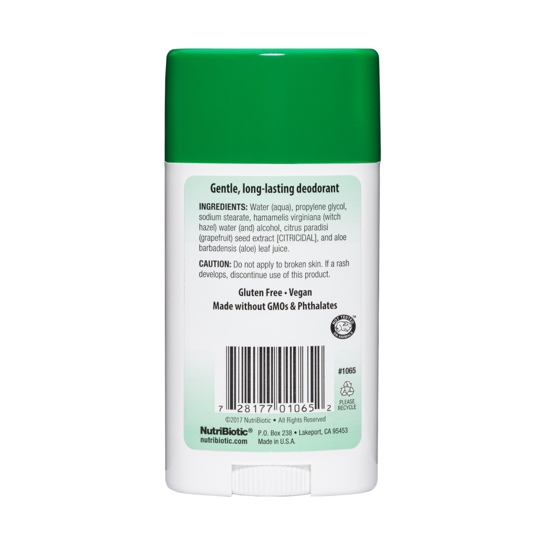 Nutribiotic Deodorant - 75g Unscented 2023-10-3512
