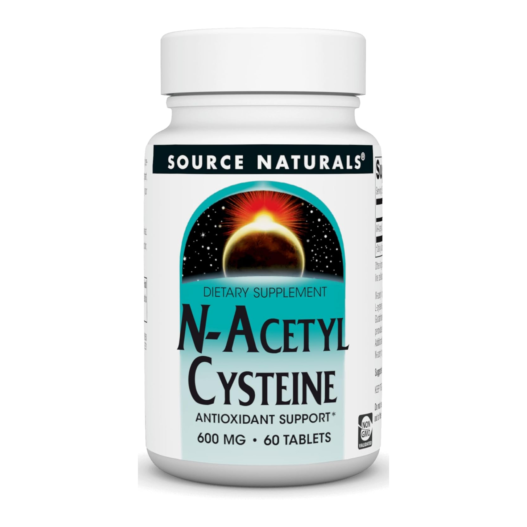 Source Naturals N-Acetyl Cysteine 1000mg - 60 tabs 2023-10-4607