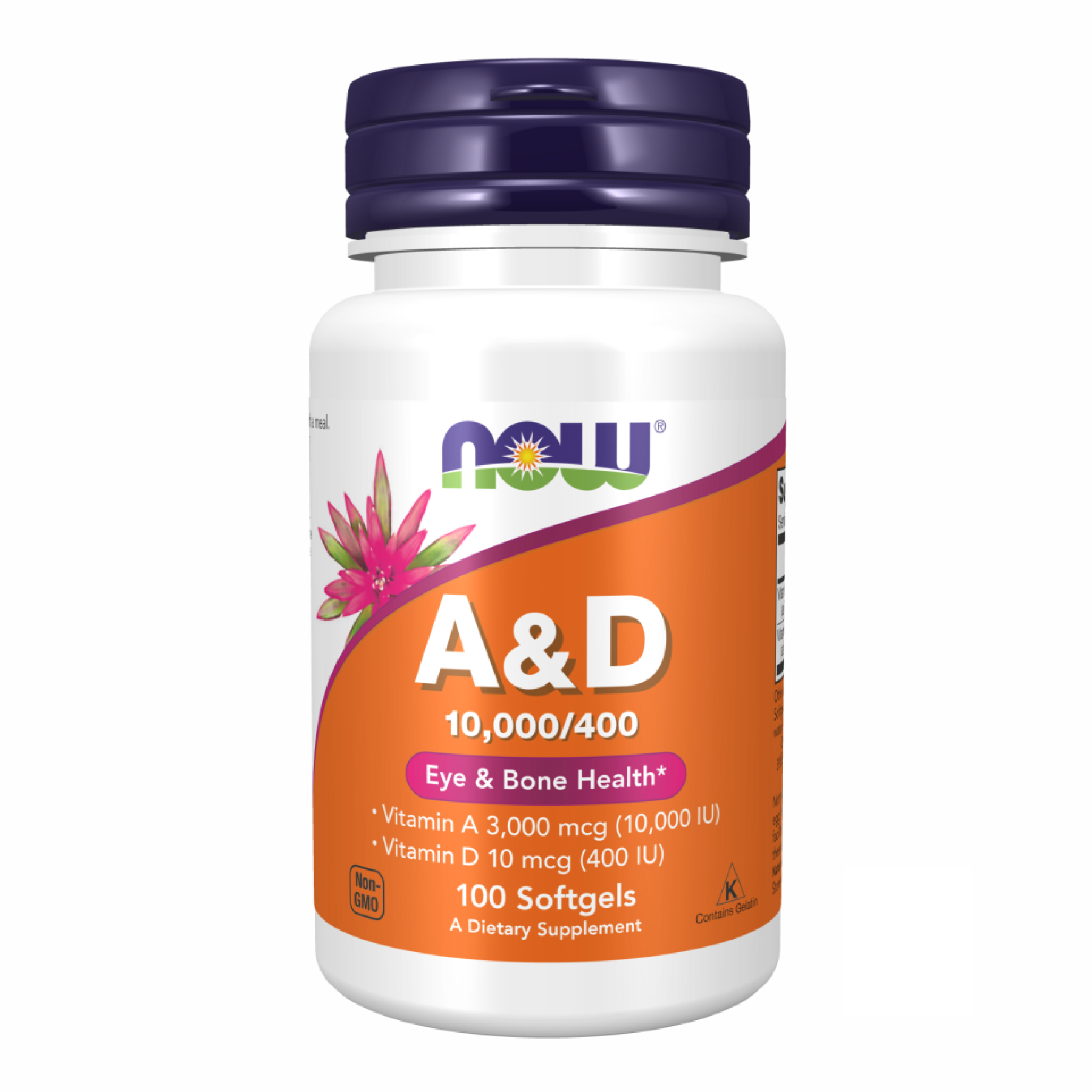 Now Foods A & D 10000/400 - 100 sgels 2022-09-1181