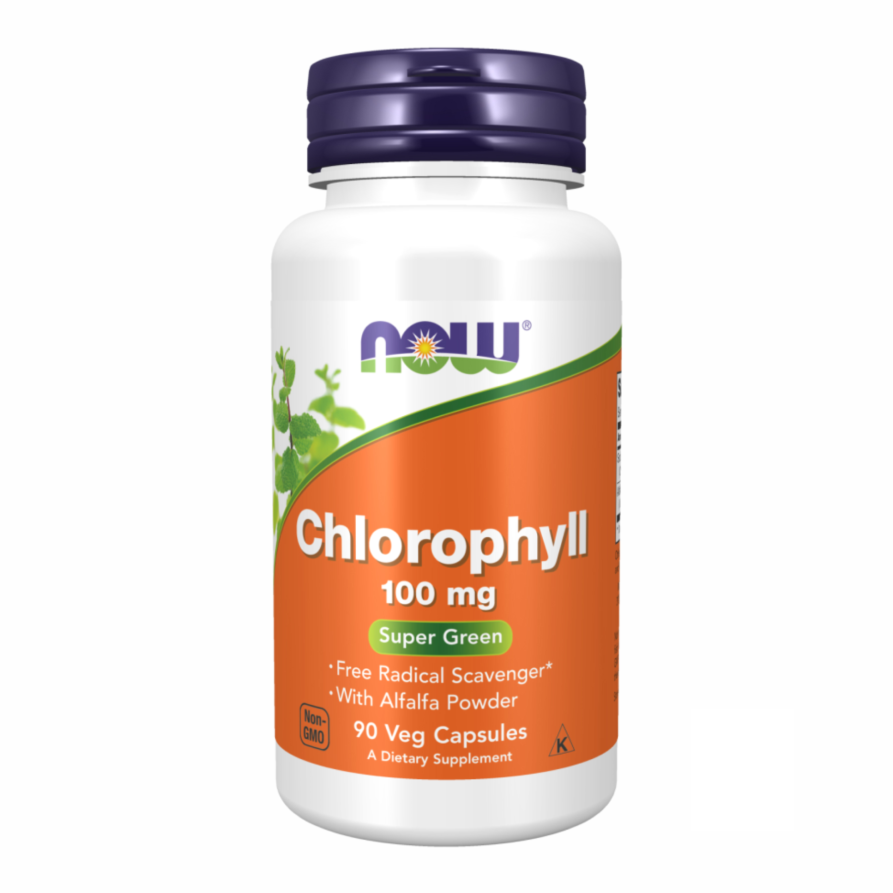 Now Foods Chlorophyll 100 mg - 90 vcaps 2022-10-0080