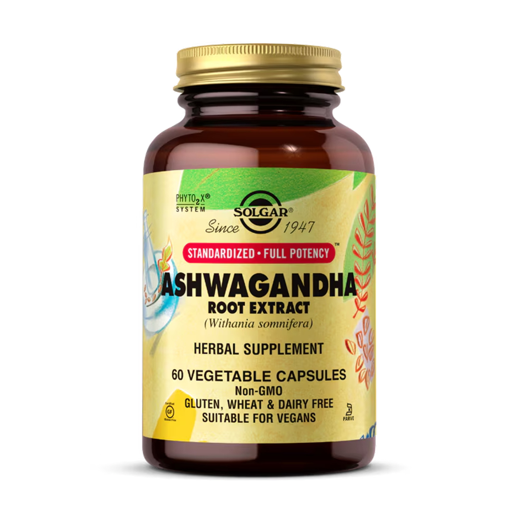 Solgar SFP Ashwagandha Root Extract - 60 vcaps 2023-10-5658