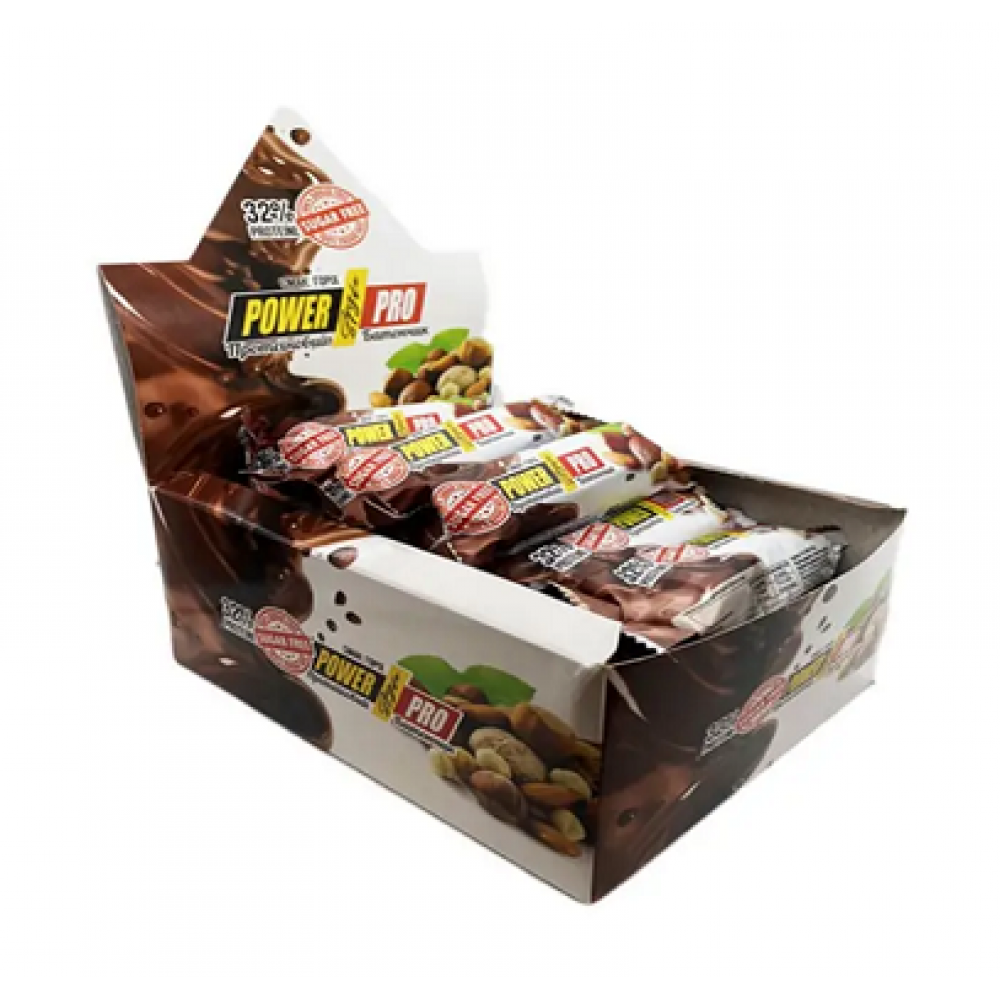Power Pro Protein Bar Nutella 32% - 20x60g Nut Without sugar 100-12-8825666-20
