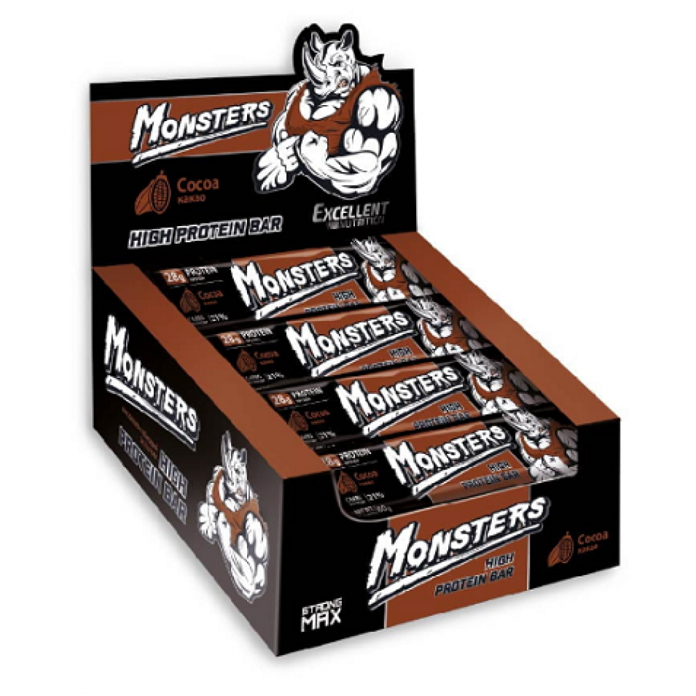 Monsters Strong Max - 80g x 20шт Cocoa 100-76-8914391-20