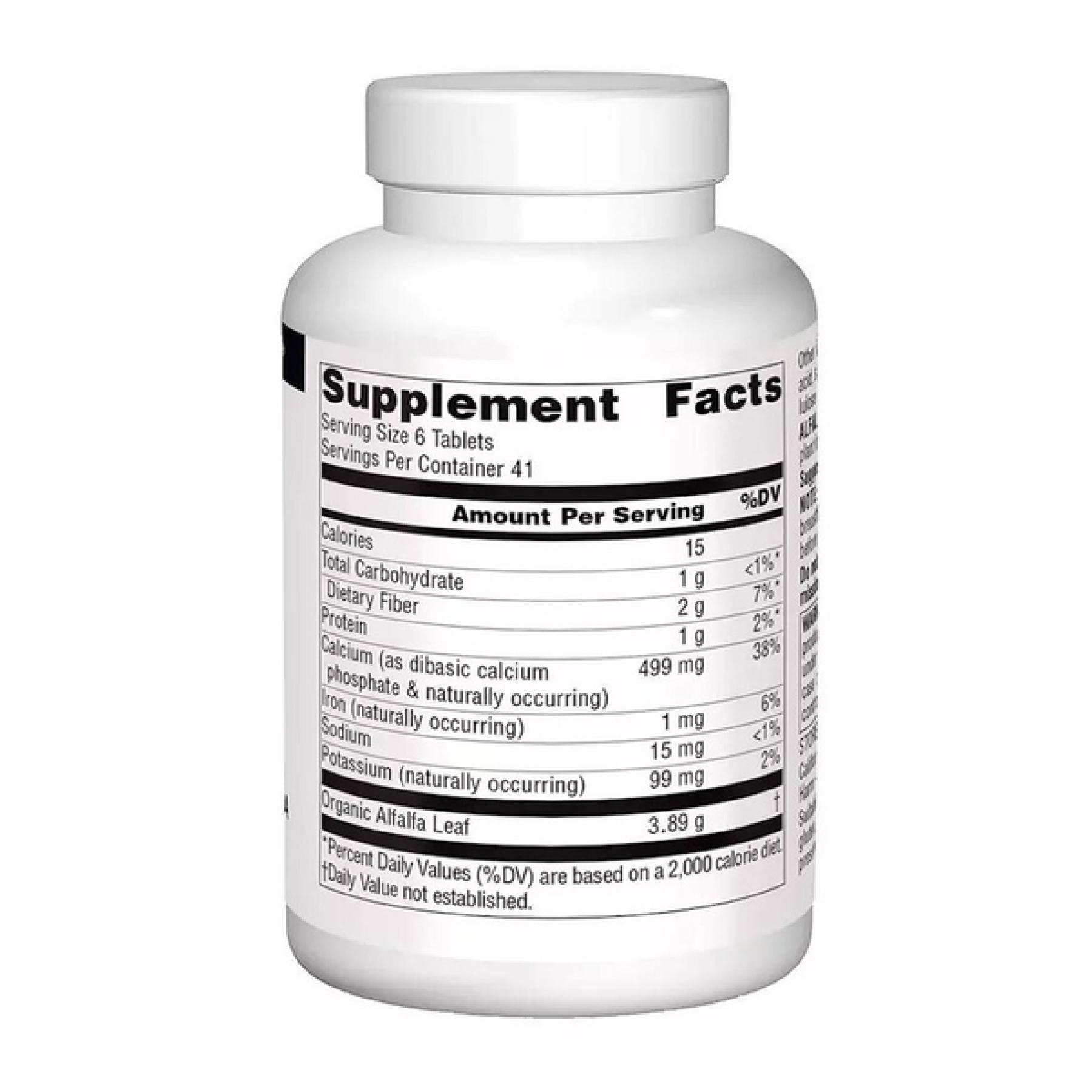 Source Naturals Alfalfa 648mg - 250 tabs 2023-10-4608