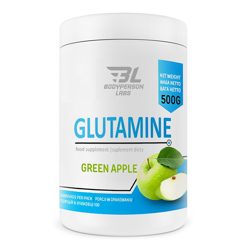 Bodyperson Labs Glutamine - 500g Apple 100-87-1752230-20