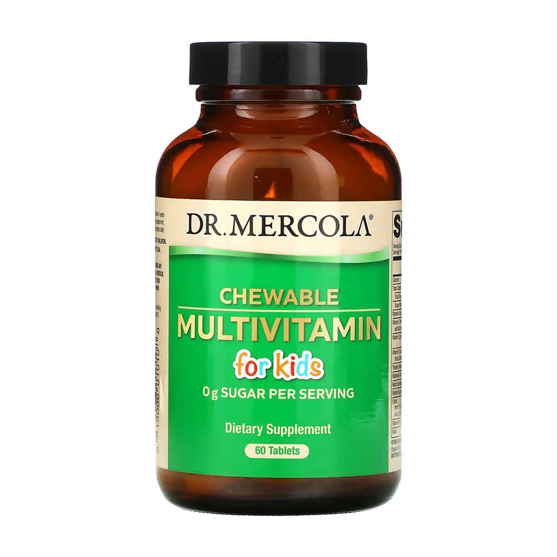 Dr. Mercola Chewable Multivitamin for Kids - 60 tabs 2023-10-5543
