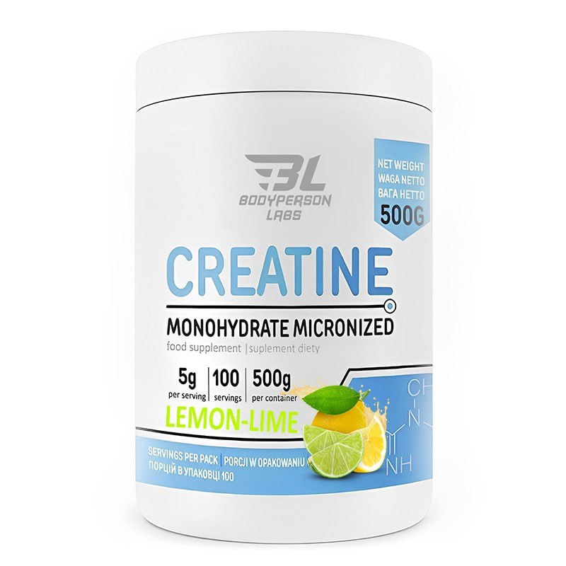 Bodyperson Labs Creatine monohydrate - 500g Lemon Lime 2022-10-2819