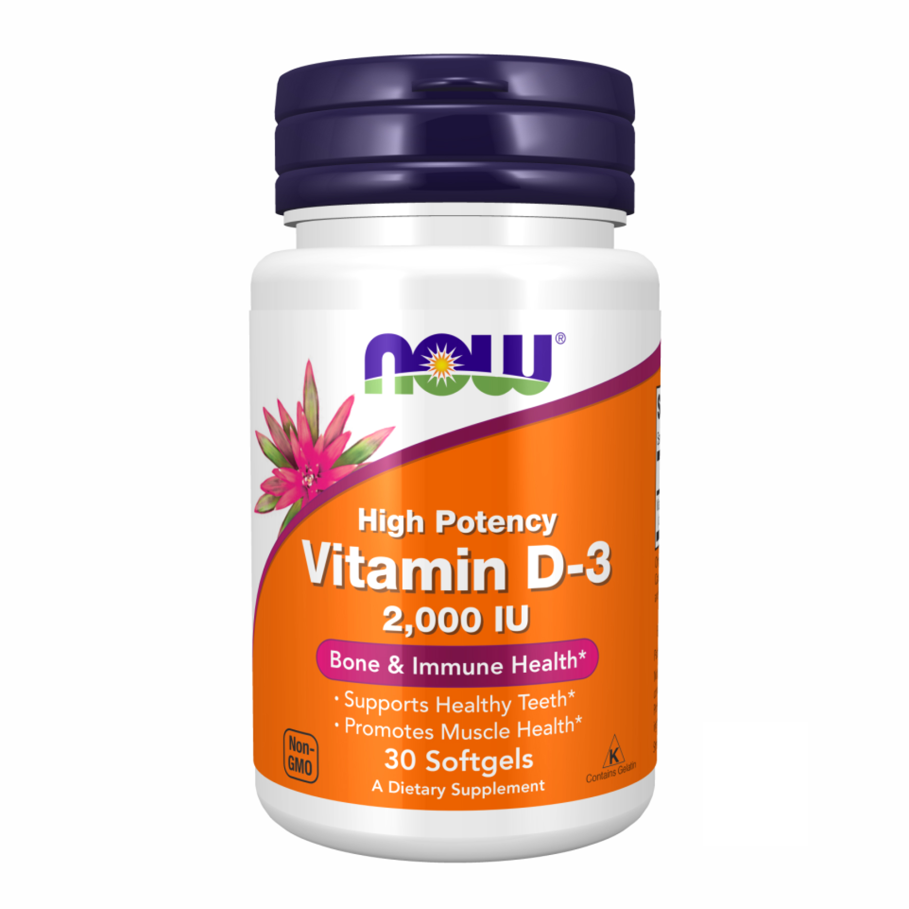 Now Foods D-3 2000iu - 30 sgels 2022-09-1182