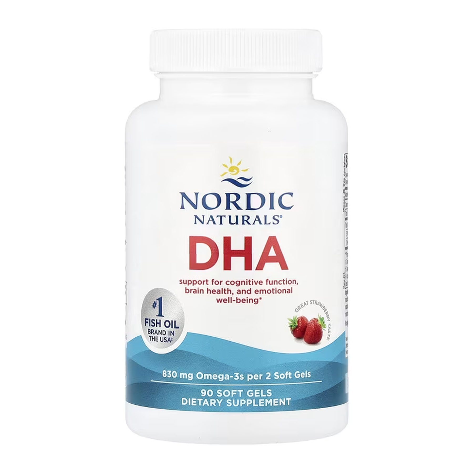 Nordic Naturals DHA - 90 softgels (Повреждена банка) 2024-11-0373