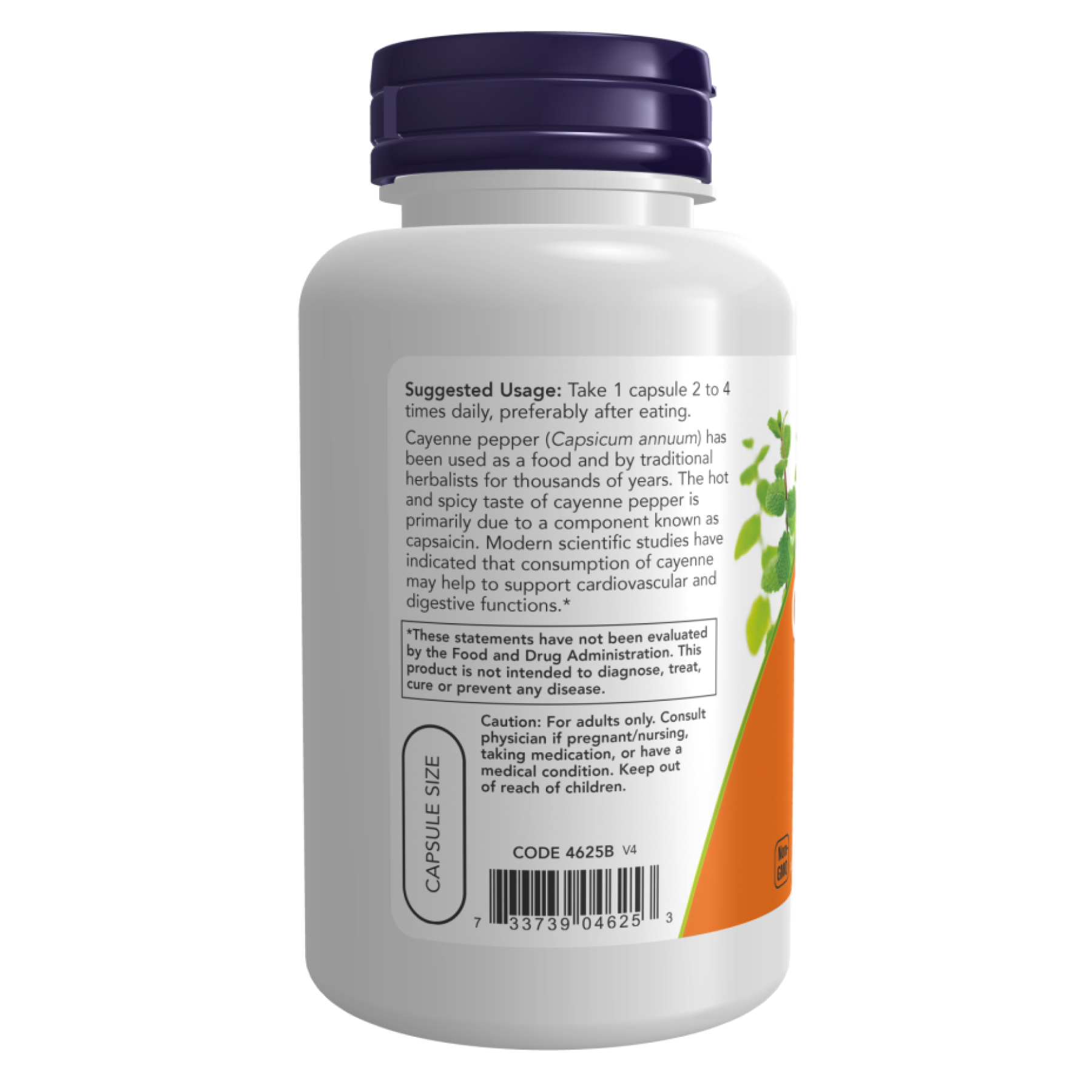 Now Foods Cayenne 500mg - 100 vcaps 2022-10-2636