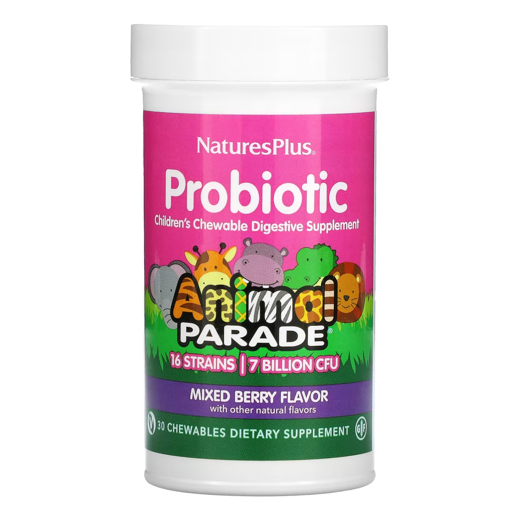 Nature's Plus Probiotics Bi-Layer Chewable - 30 tabs 2022-10-2849