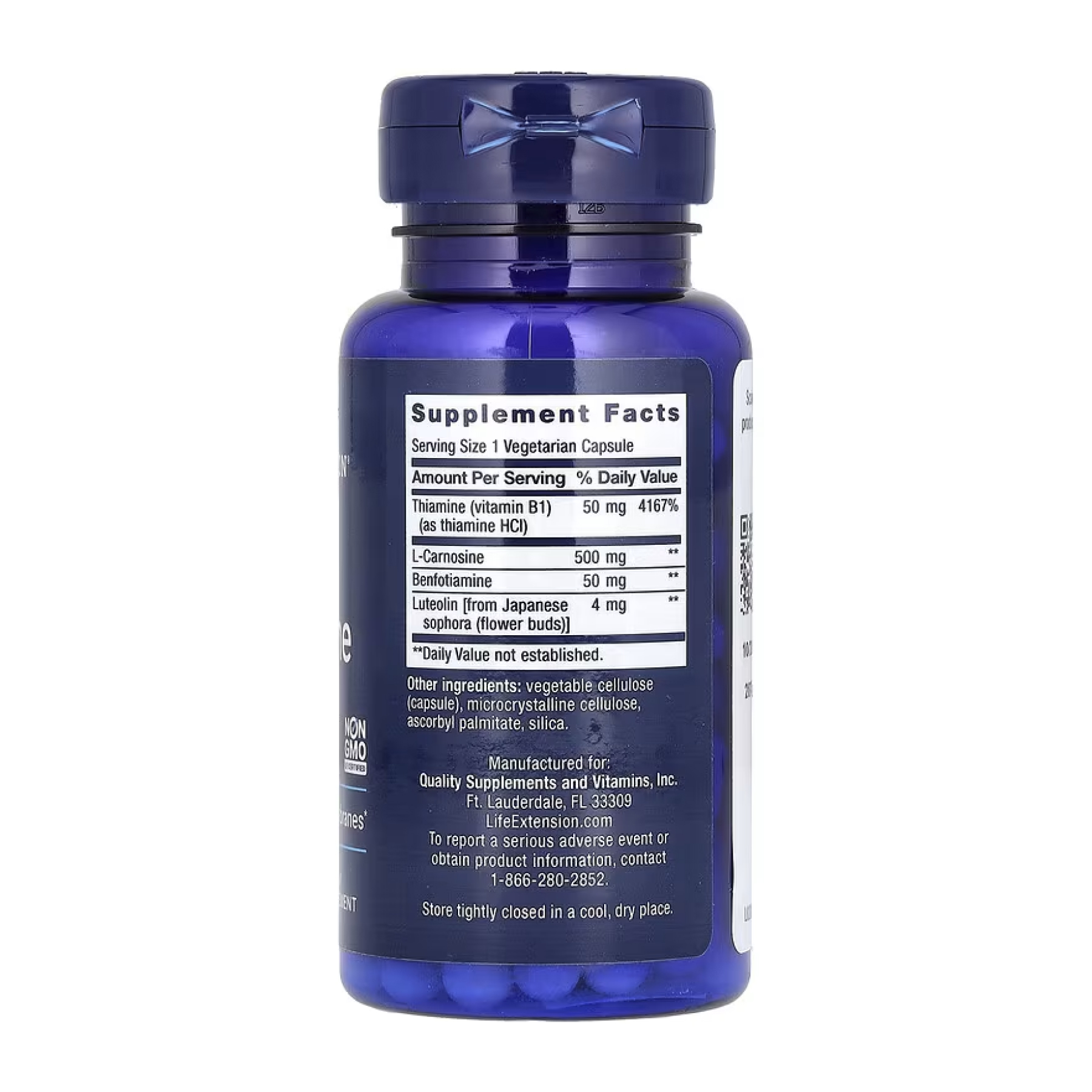 Life Extension Super Carnosine 500 mg - 60 vcaps 2023-10-5212