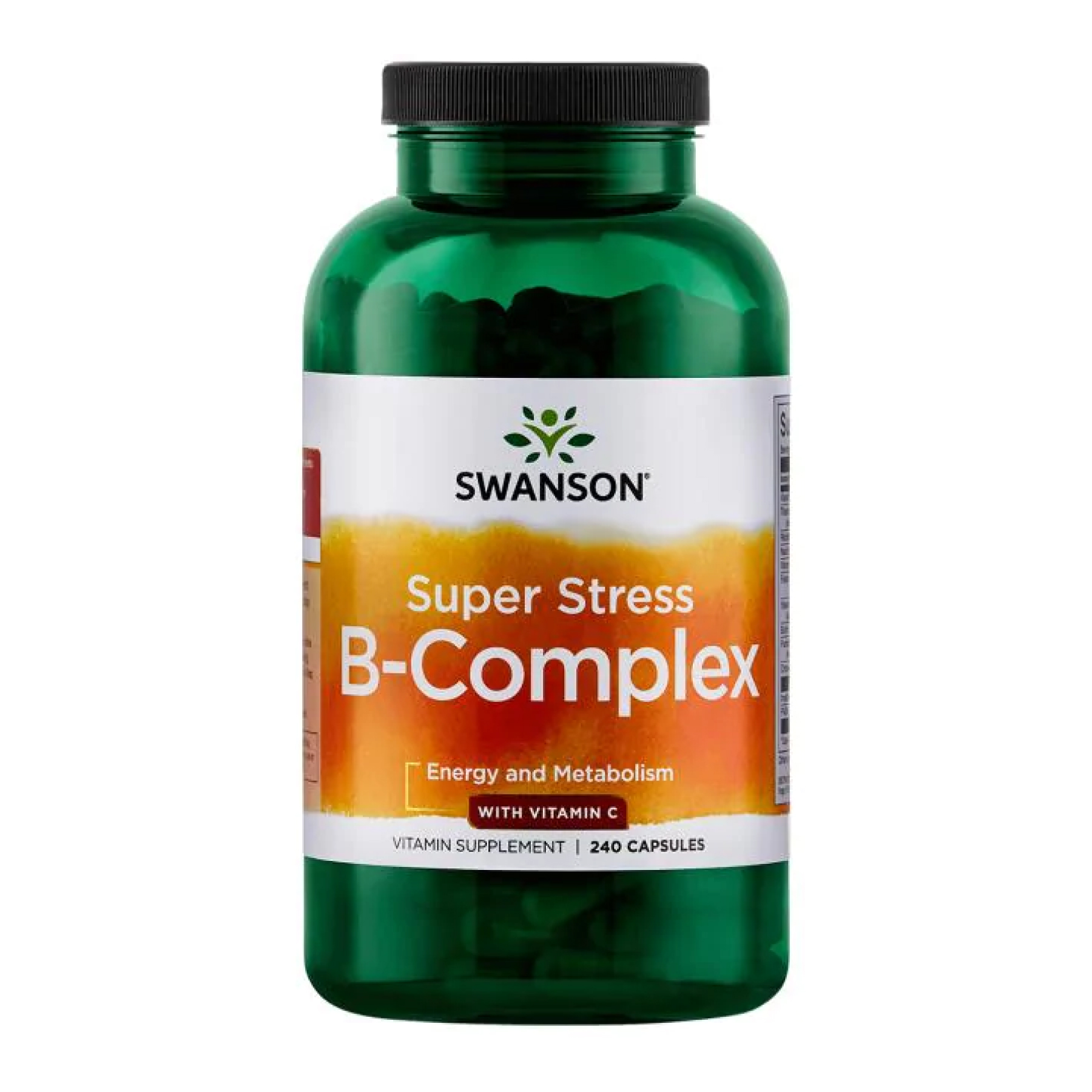 Swanson Super Stress B-Complex with Vitamin C - 240 caps 100-76-5144988-20