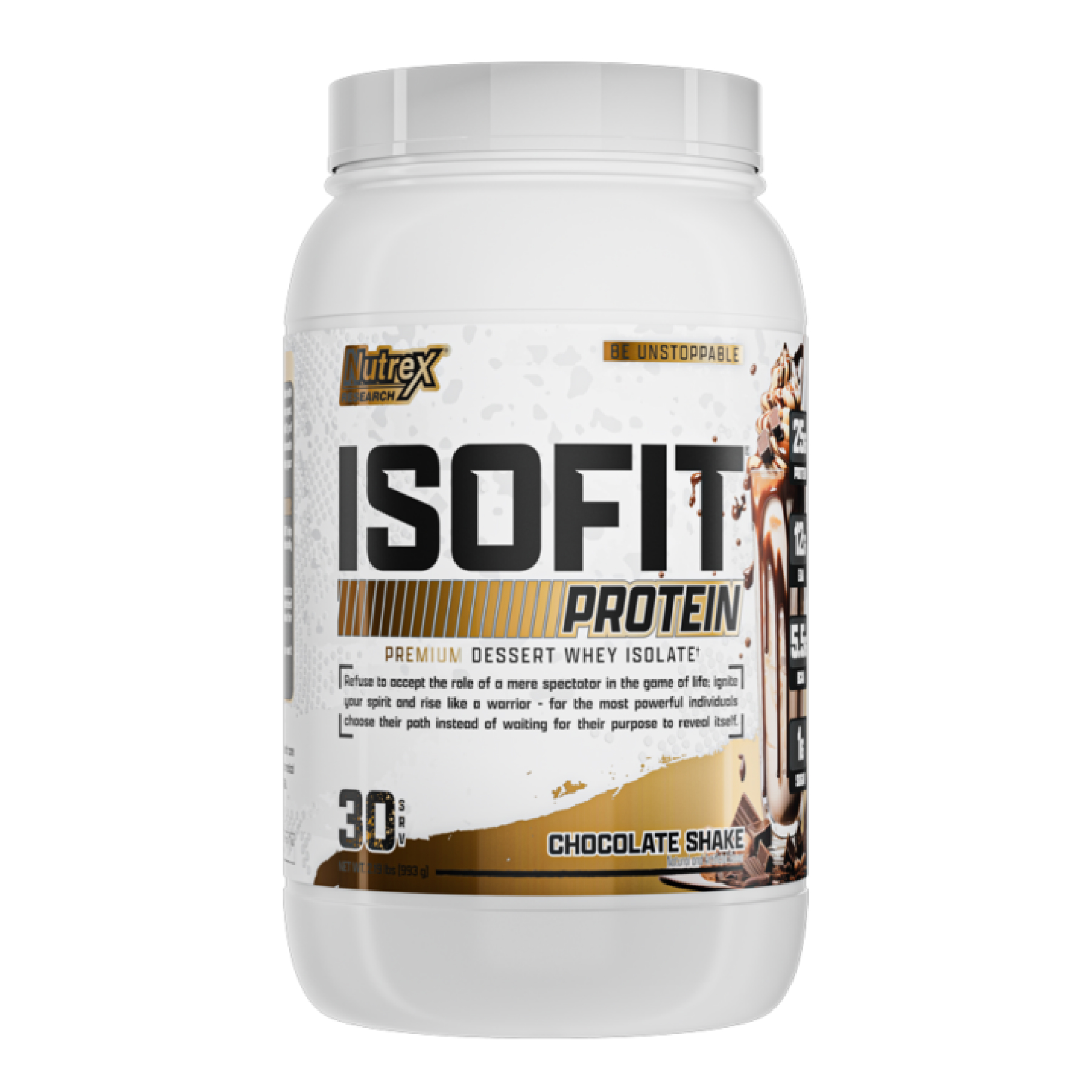 Nutrex Isoﬁt - 30srv Chocolate Shake 100-63-3352946-20