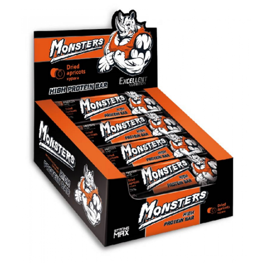 Monsters Strong Max - 80g x 20шт Dried Apricots 100-32-7586828-20