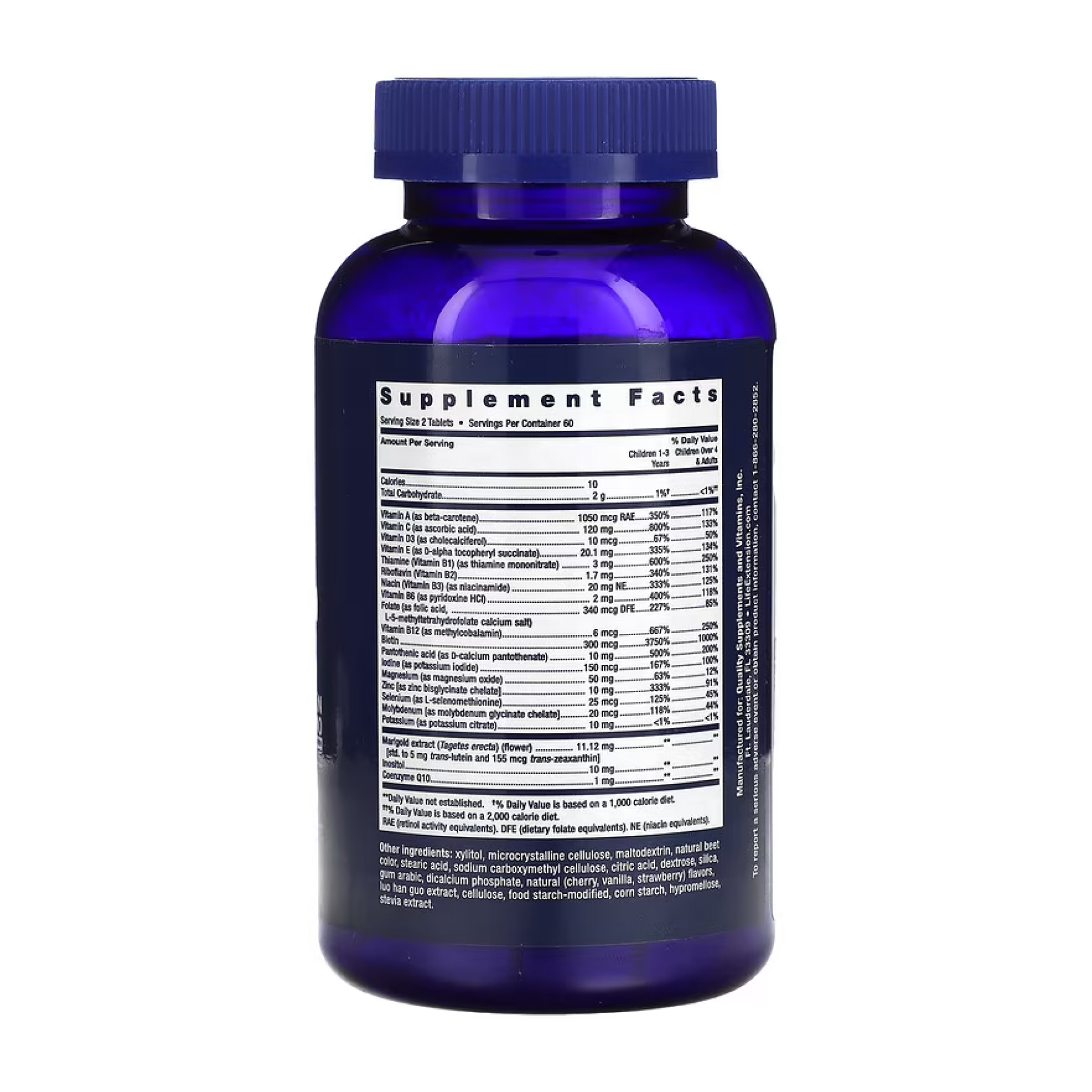 Life Extension Children's Formula Life Extension Mix™ - 120 chewable tabs 2023-10-5213