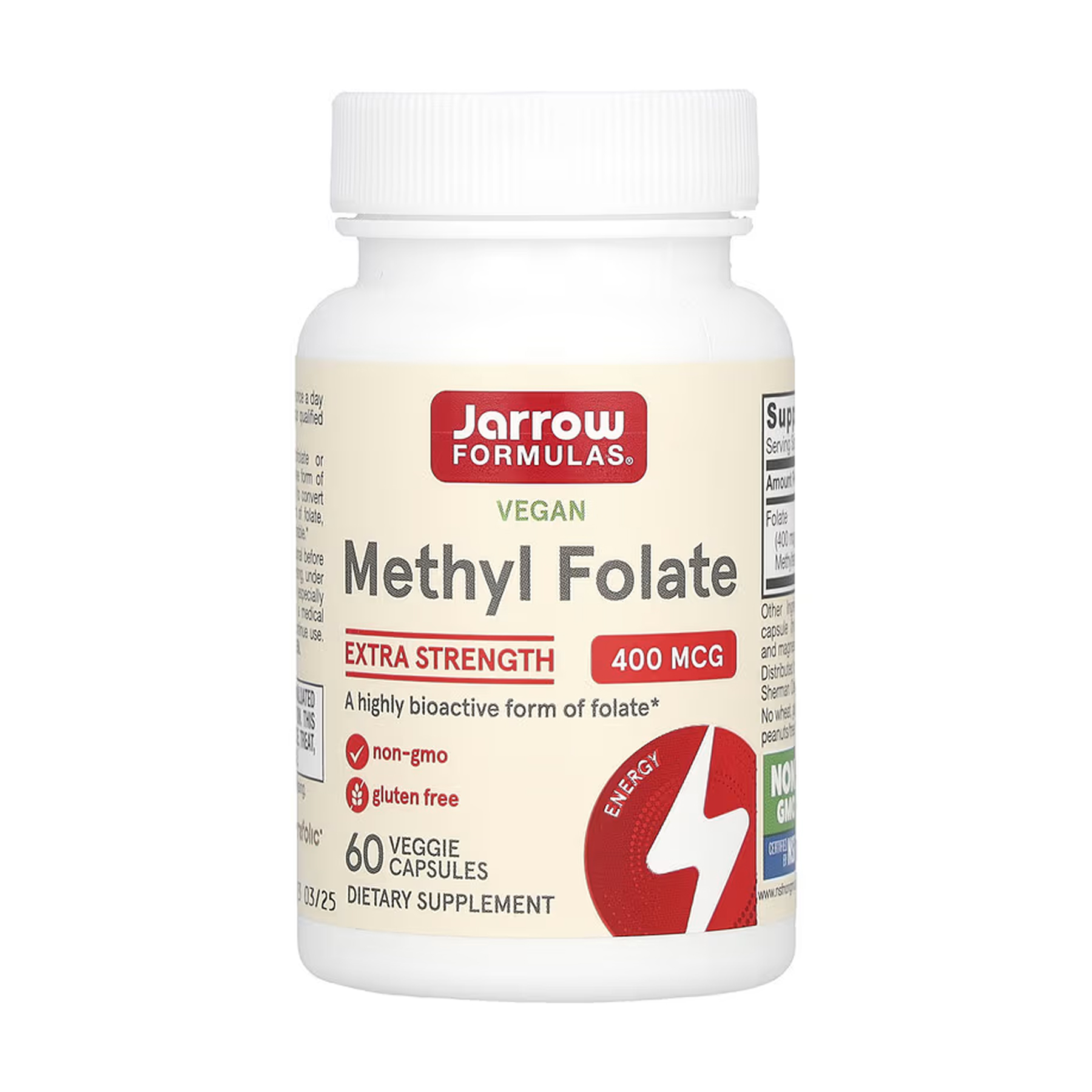 Jarrow Formulas Methyl Folate - 60 vcaps 2023-10-5593