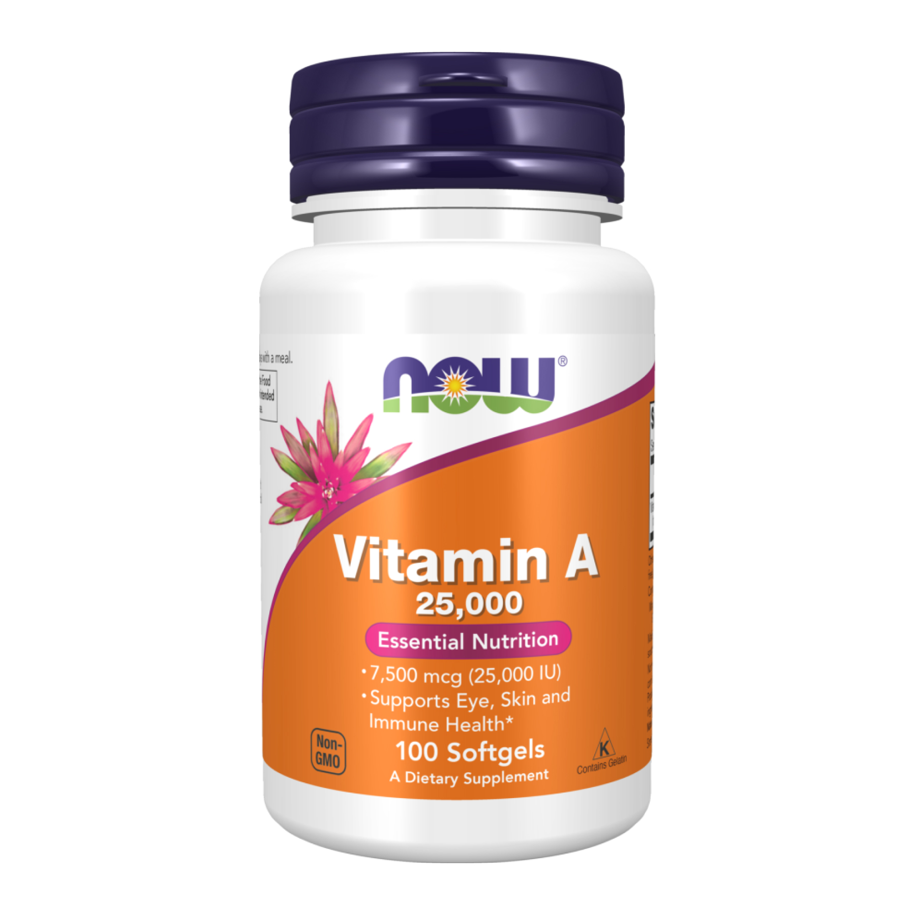 Now Foods A 25000 IU - 100 sgels 2022-10-0659
