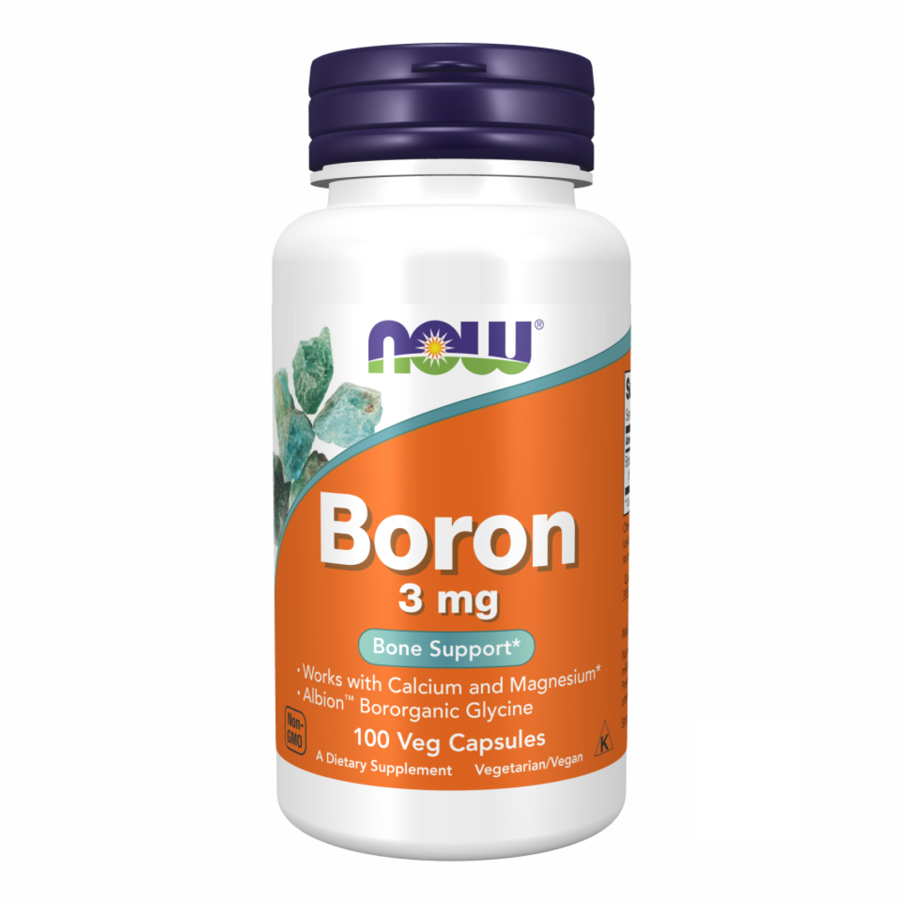 Now Foods Boron 3mg - 100 vcaps 2022-10-0033