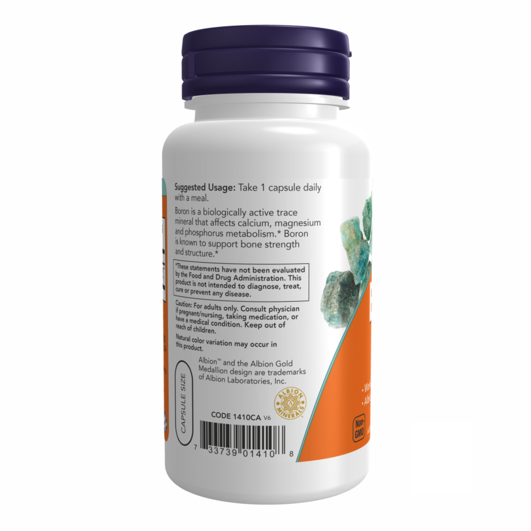 Now Foods Boron 3mg - 100 vcaps 2022-10-0033