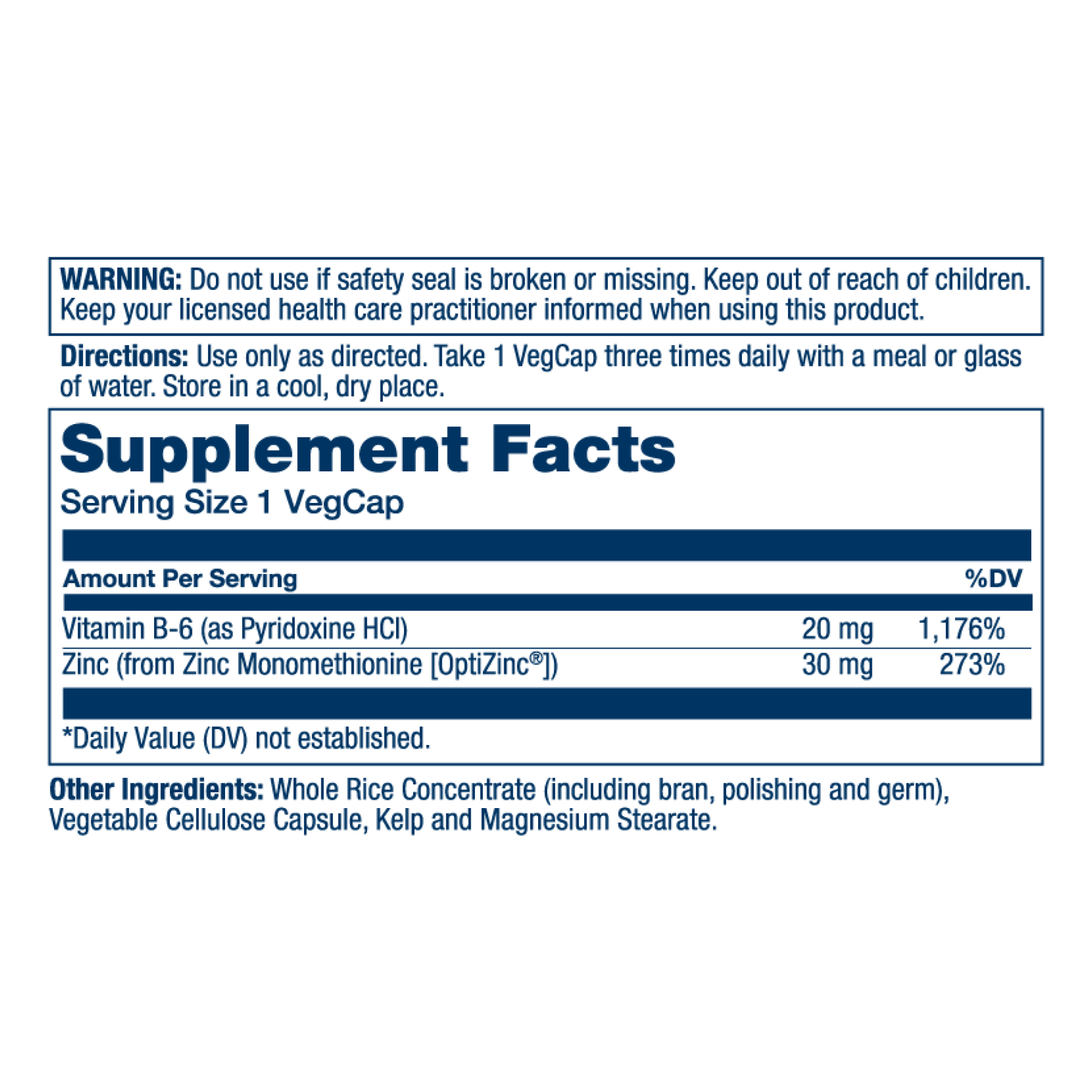 Solaray Opti Zinc 30mg - 60 vcaps 2022-10-1791