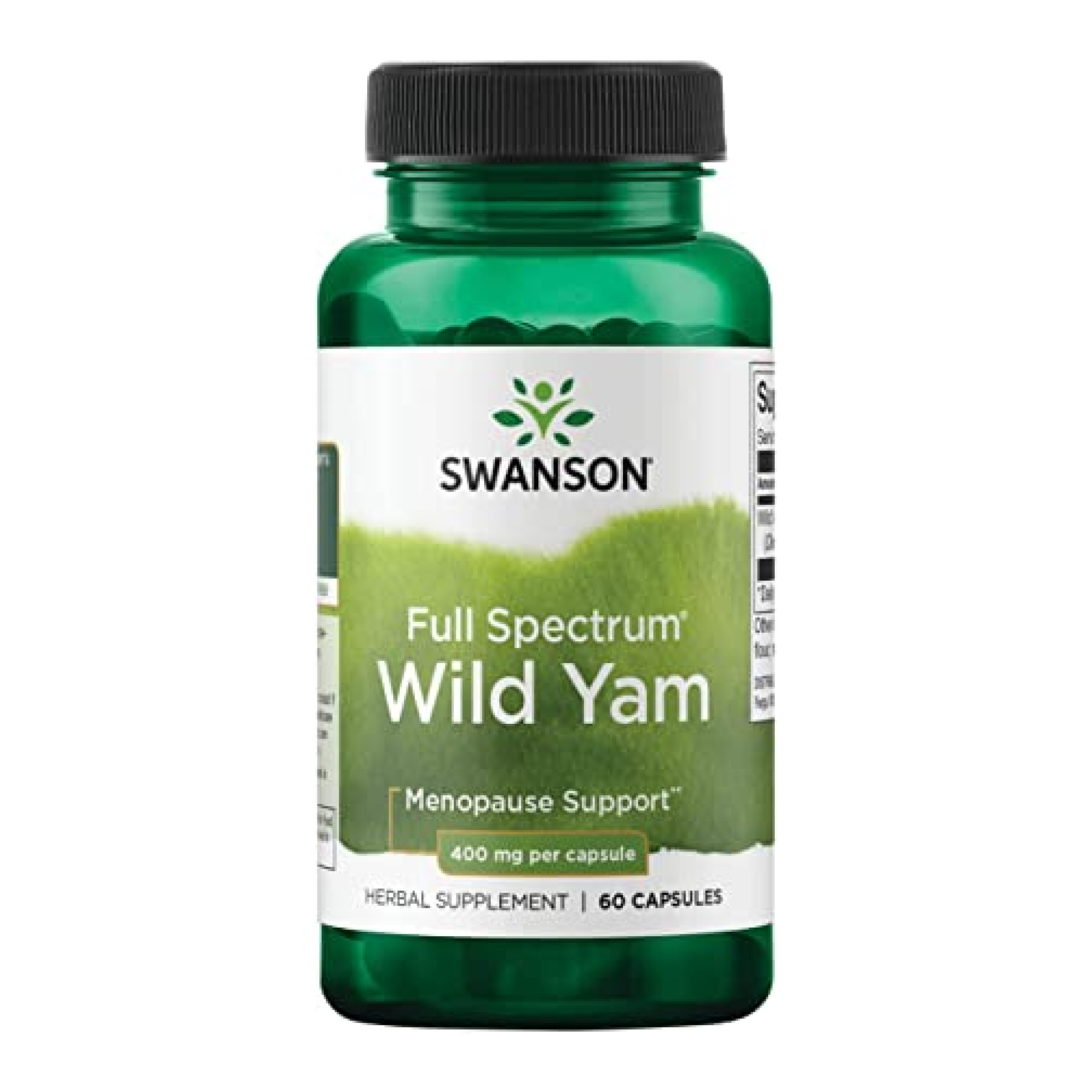 Swanson Full Spectrum Wild Yam 400mg - 60caps 100-27-8393439-20