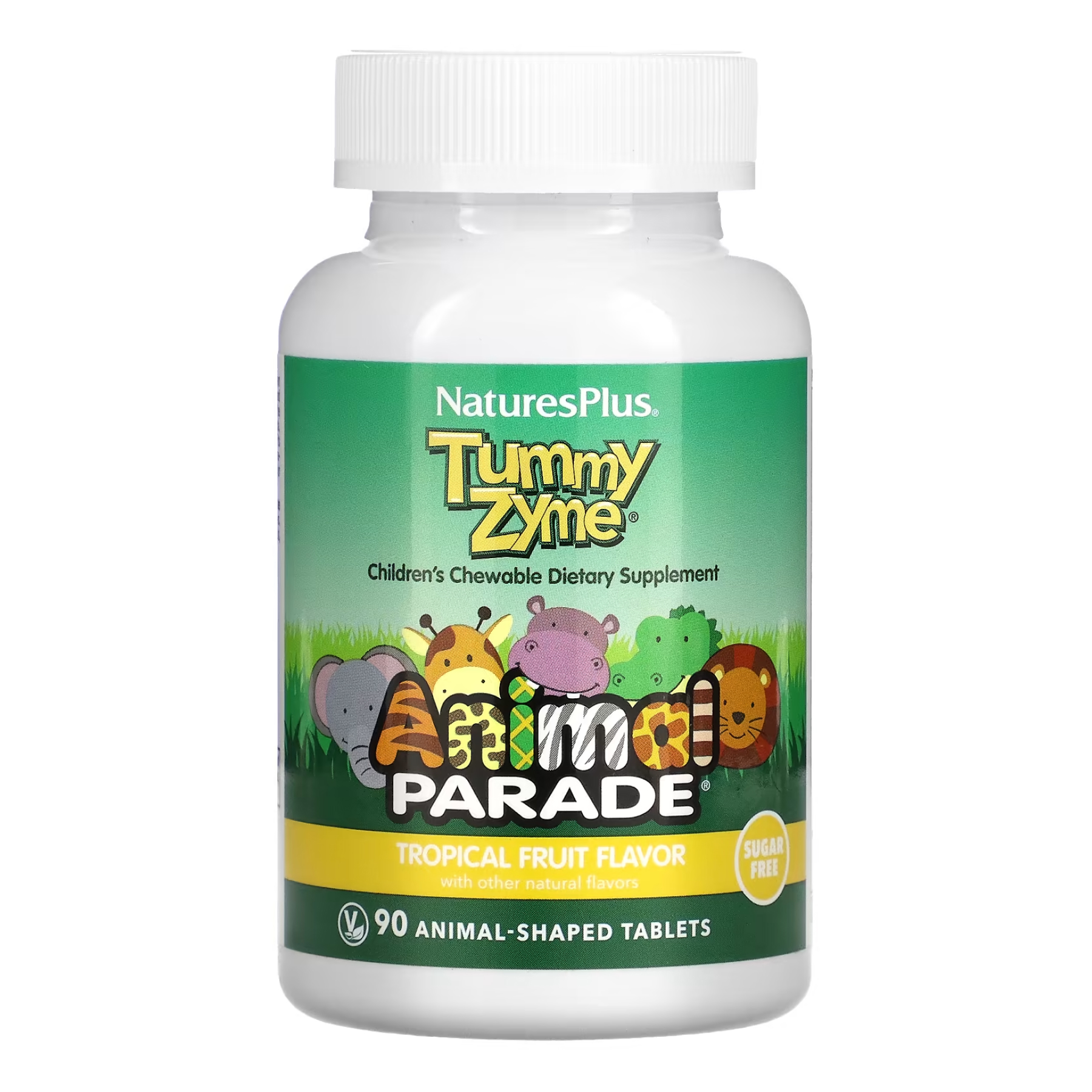 Nature's Plus Tummy Zyme Chewable - 90 tabs 2022-10-2850