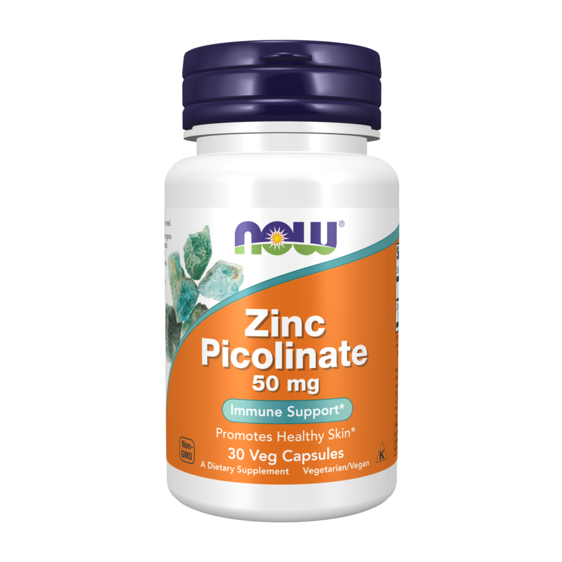 Now Foods Zinc Picolinate 50 mg - 30 vcaps 2023-10-3279