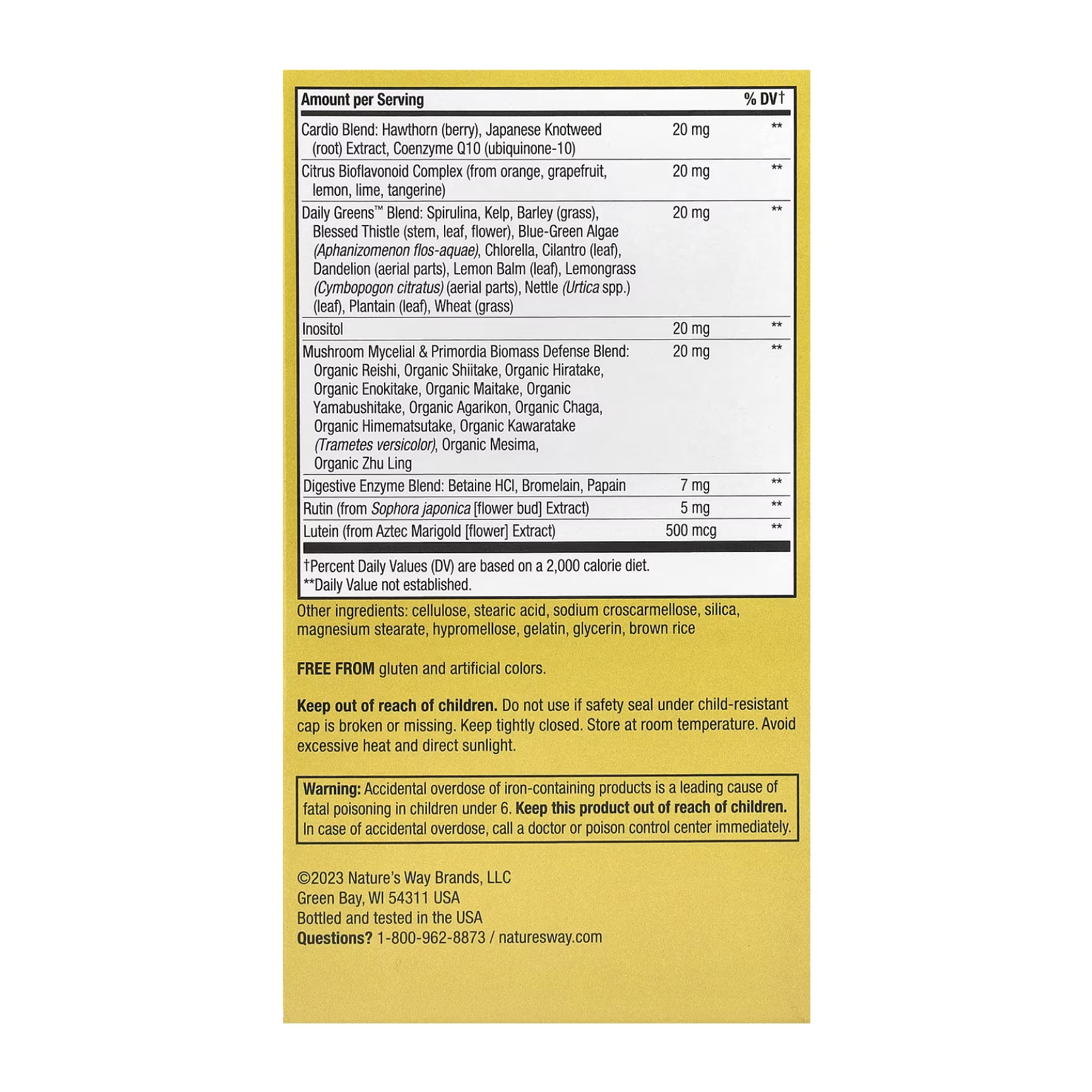 Nature's Way Adult Ultra Potency Multi - 60 tabs 2022-10-1056