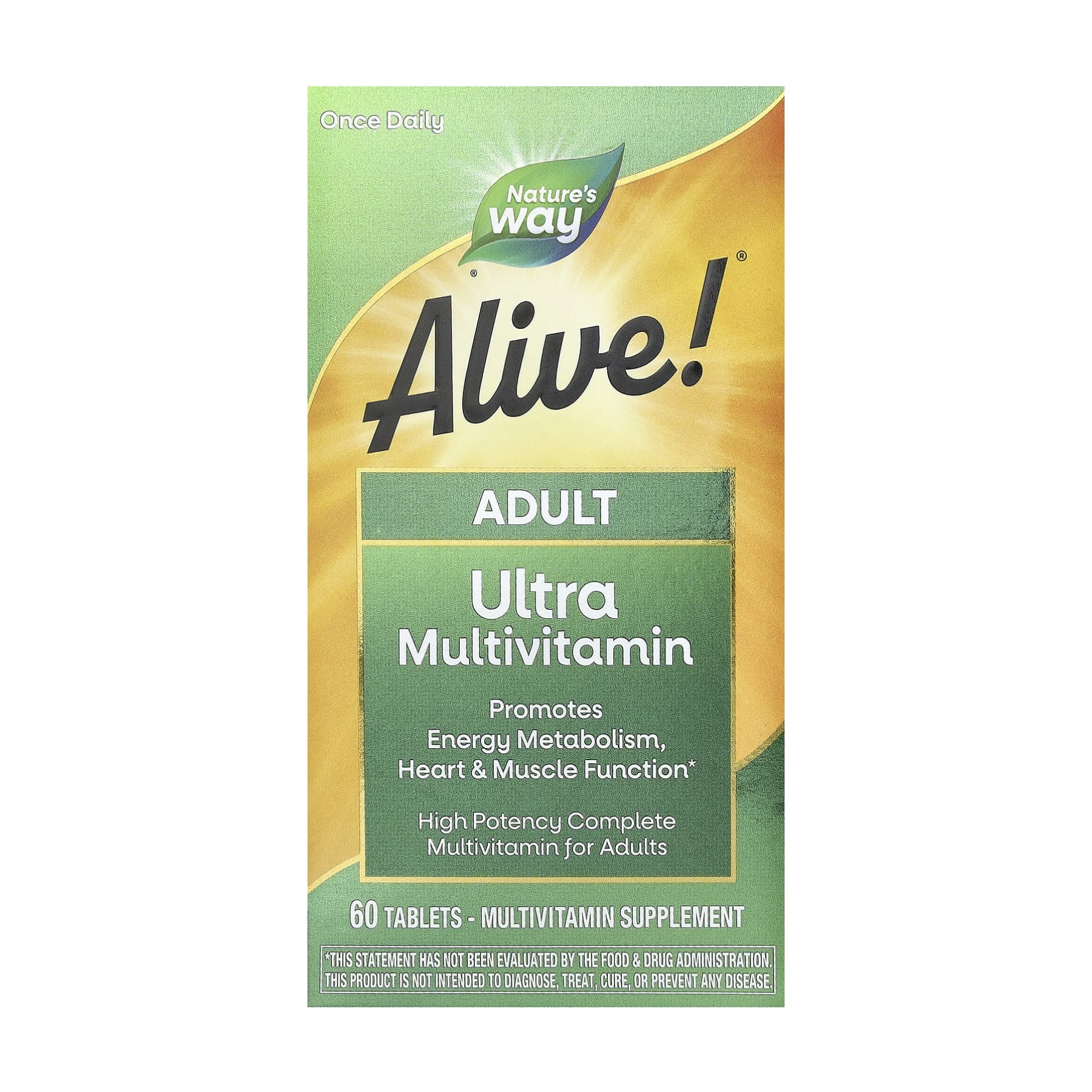 Nature's Way Adult Ultra Potency Multi - 60 tabs 2022-10-1056