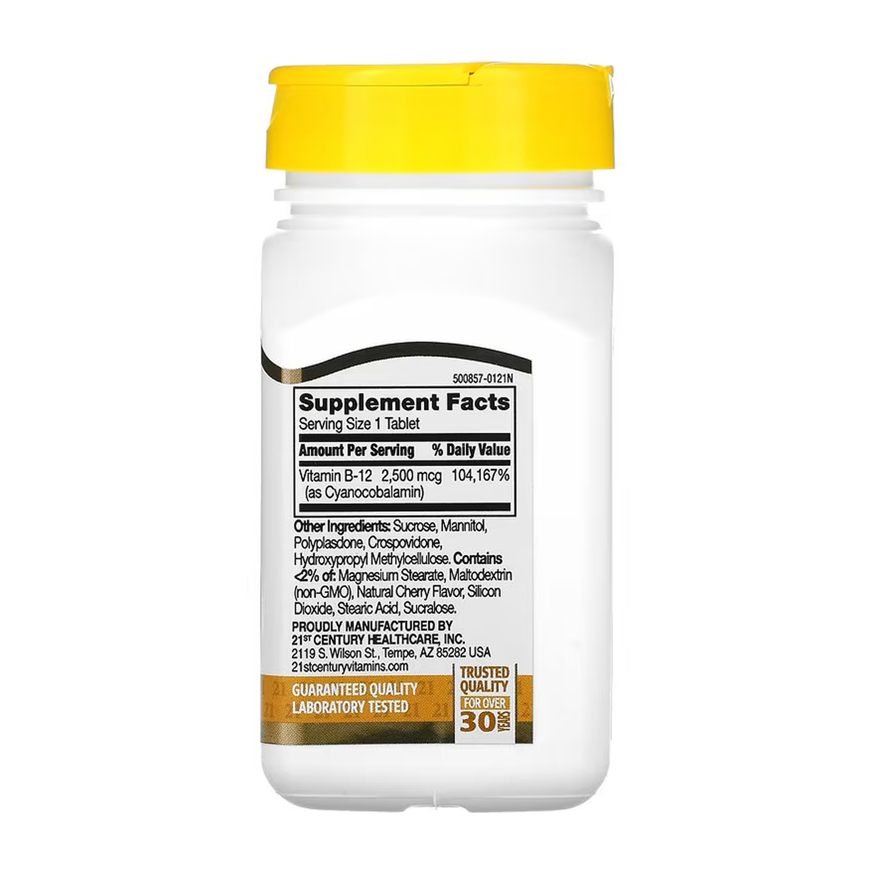 21st Century B-12 2500 mcg Sublingual - 110 tabs 2023-10-7056