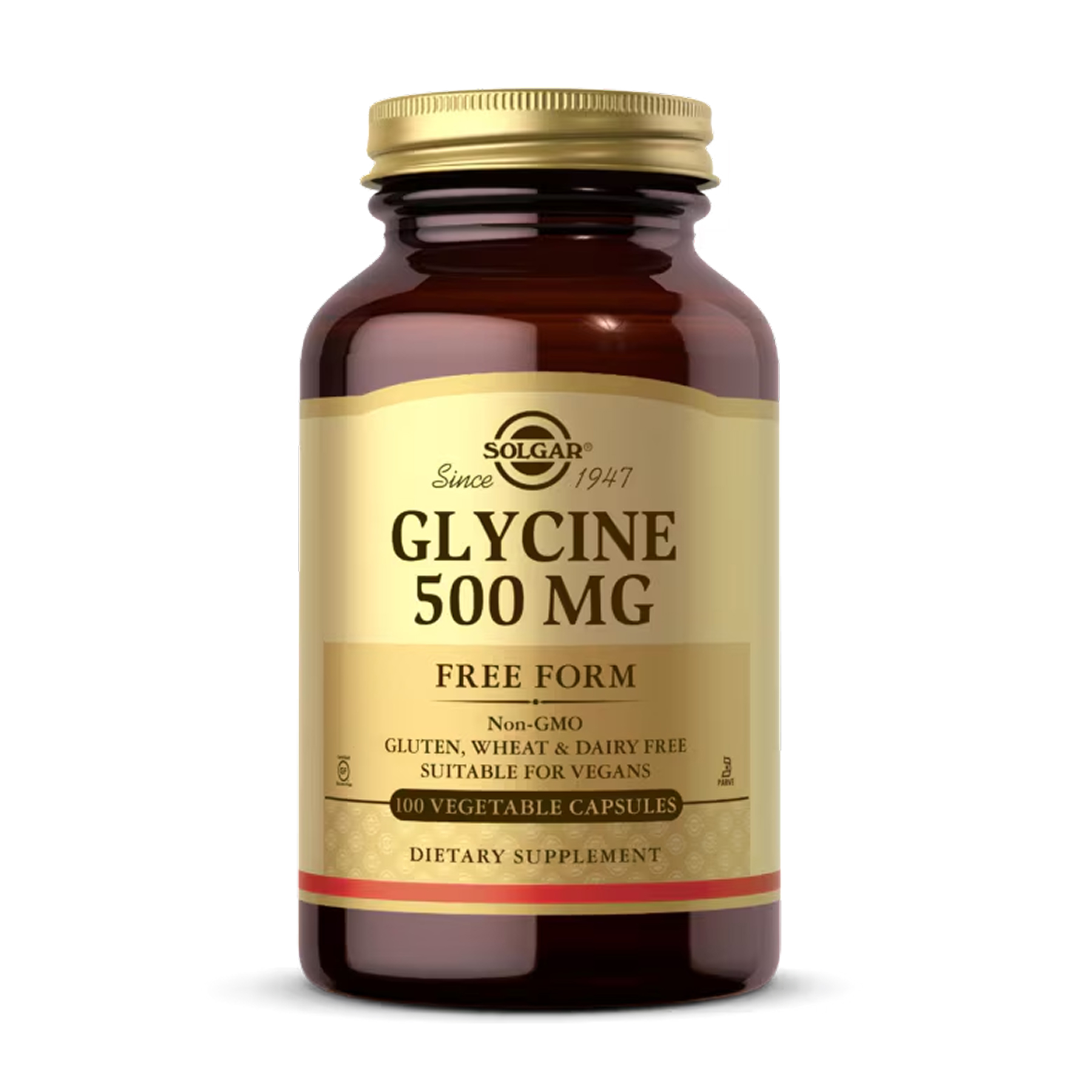 Solgar Glycine 500mg - 100 vcaps 100-49-7475370-20
