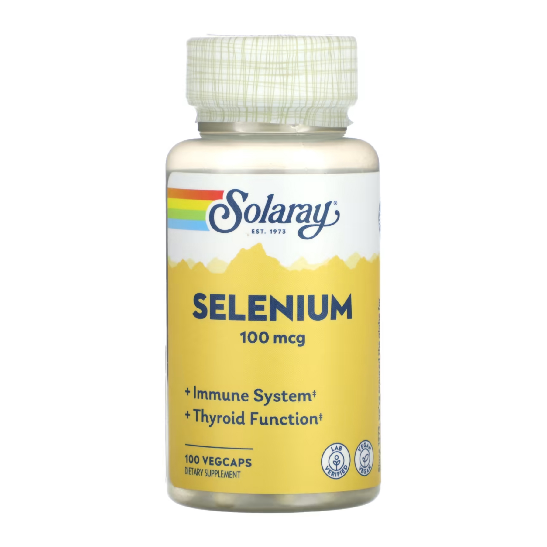Solaray Selenium 100mcg - 100 caps 2023-10-3430