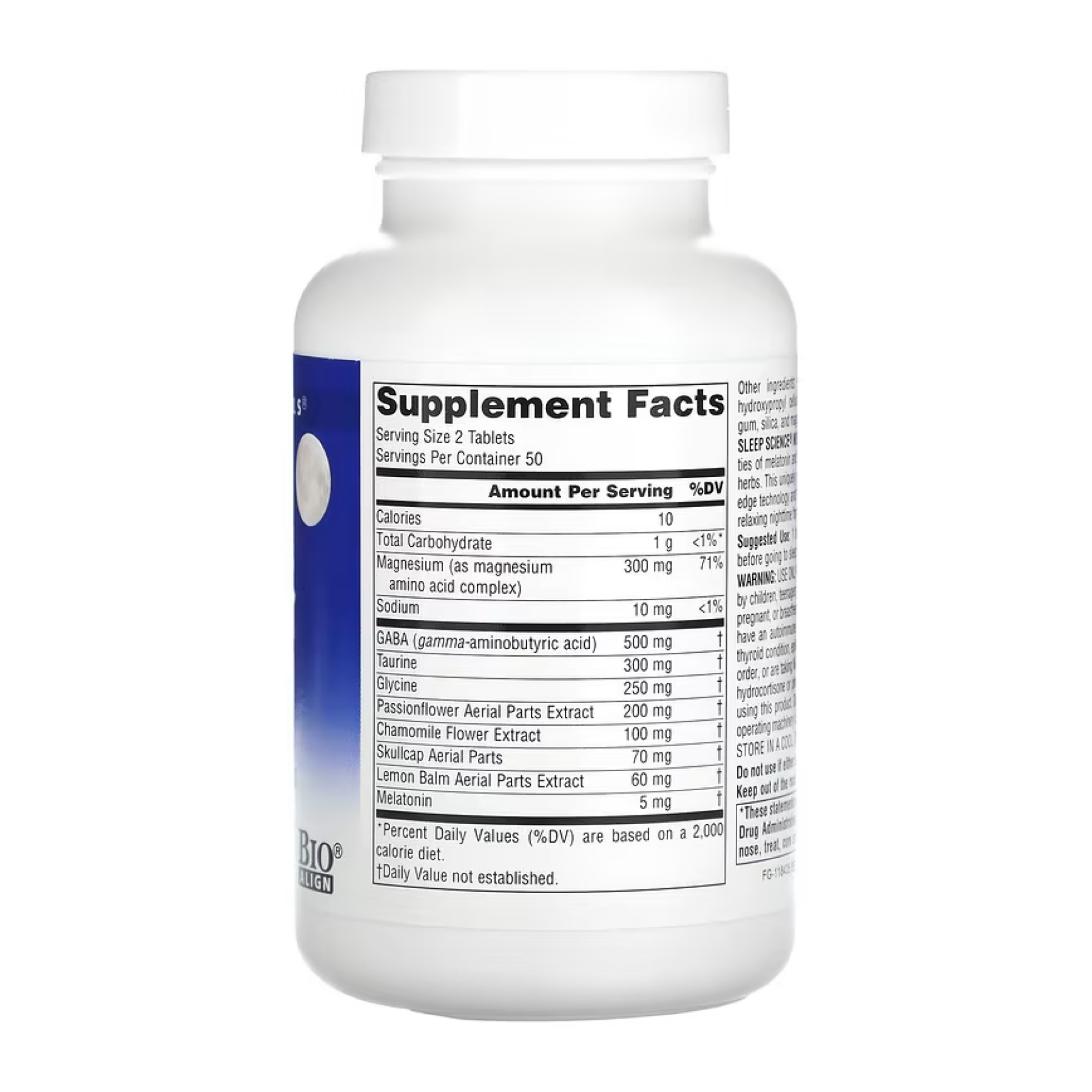 Source Naturals Sleep Science® NightRest™ with Melatonin - 100 tabs 2023-10-4610