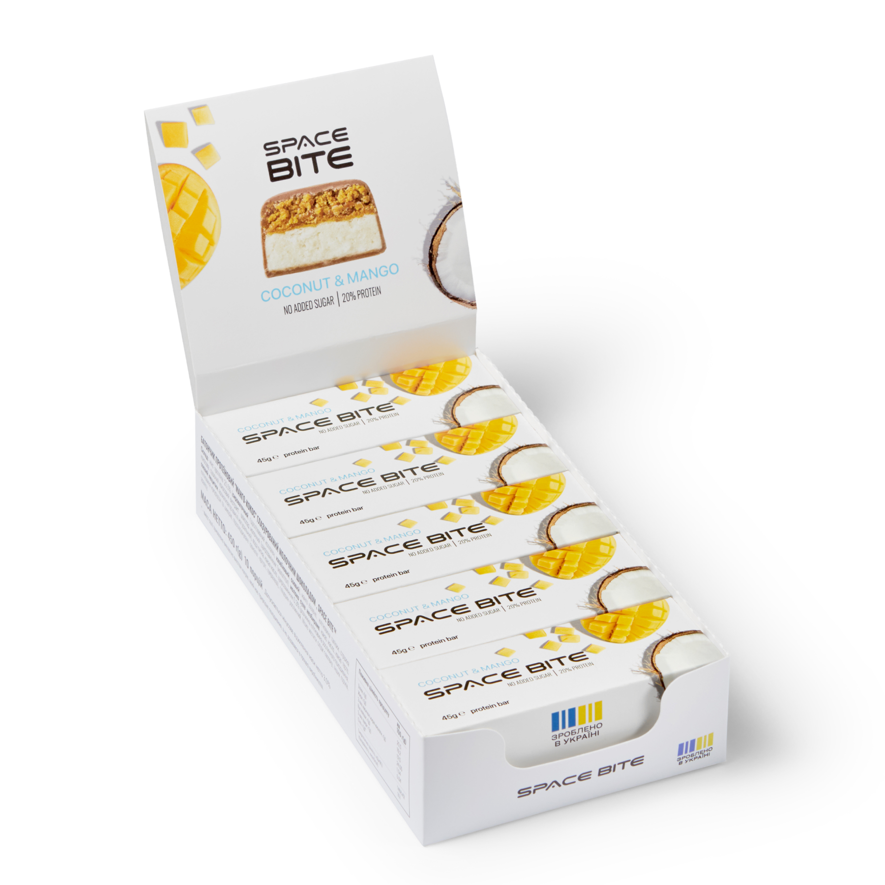 Space Food Space Bite - 10x45g Coconut Mango 2023-10-4659