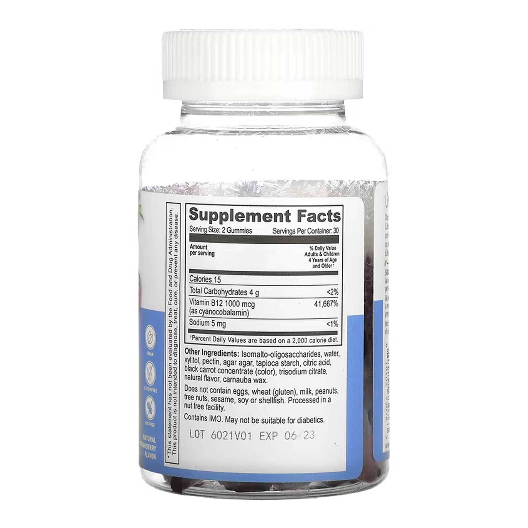 Lifeable Vitamin B12 Kids Sugar Free - 60 gummies 2023-10-7292