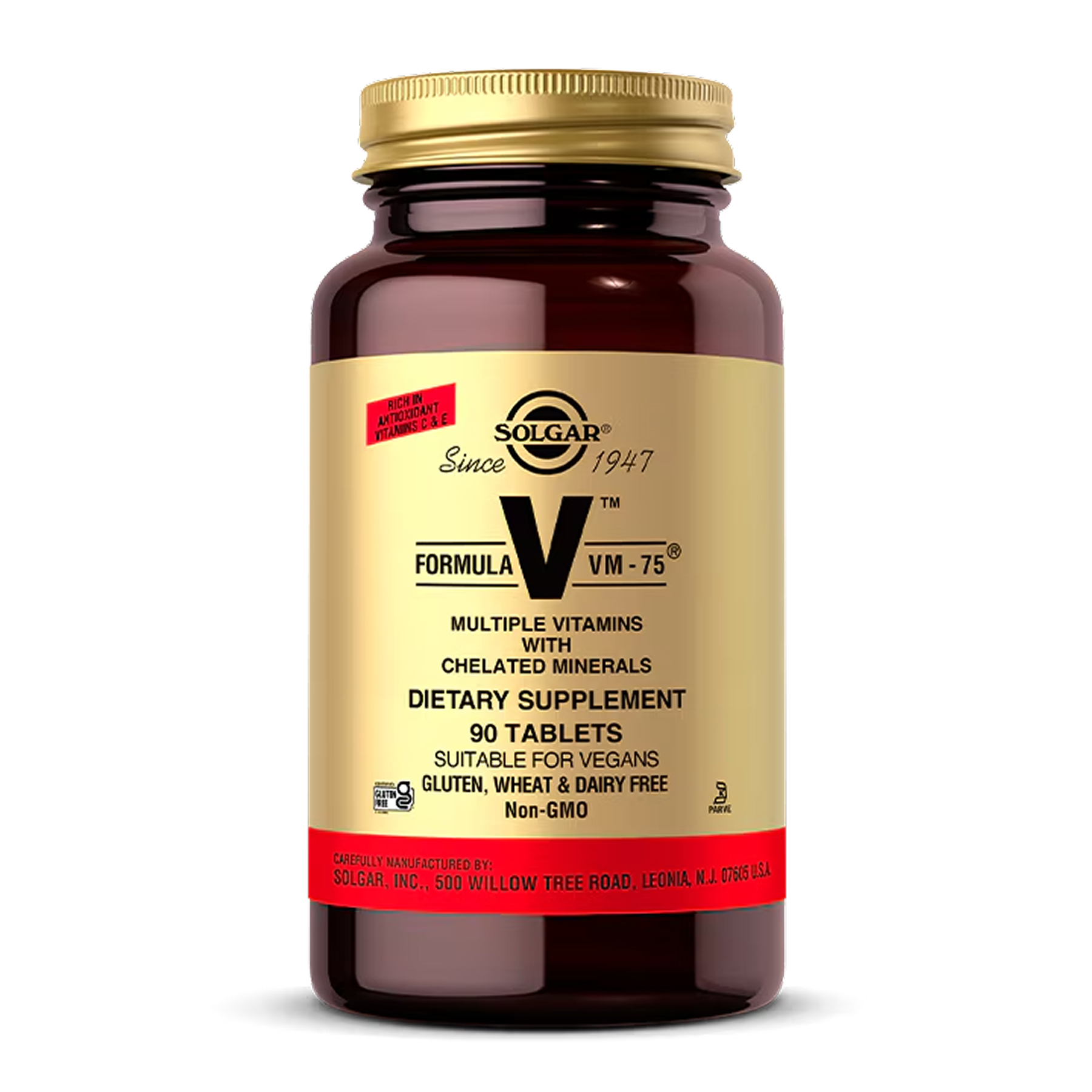 Solgar Formula VM-75 Tablet - 90 tabs 2023-10-6351