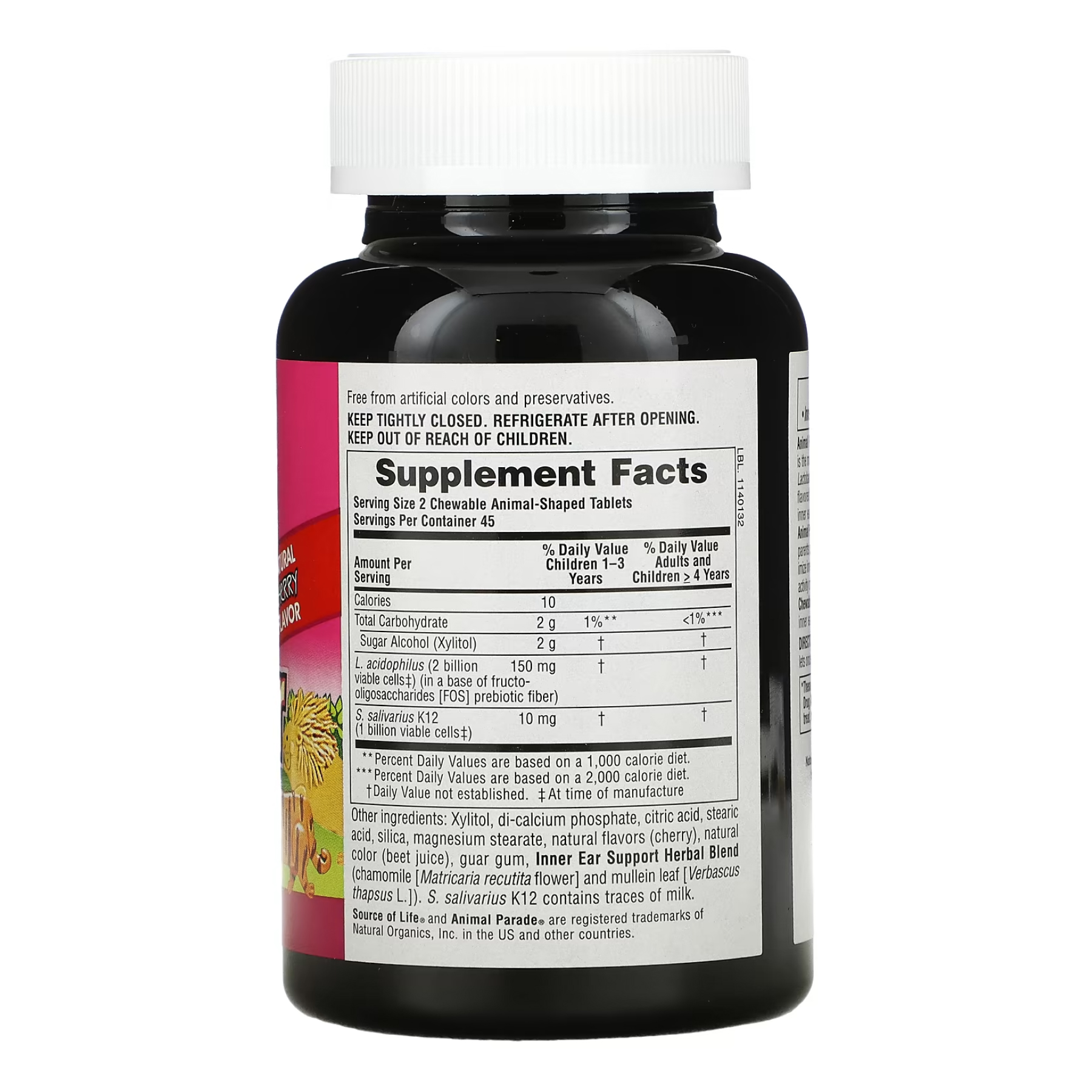Nature's Plus Inner Ear Support Chewable - 90 tabs 2022-10-2852