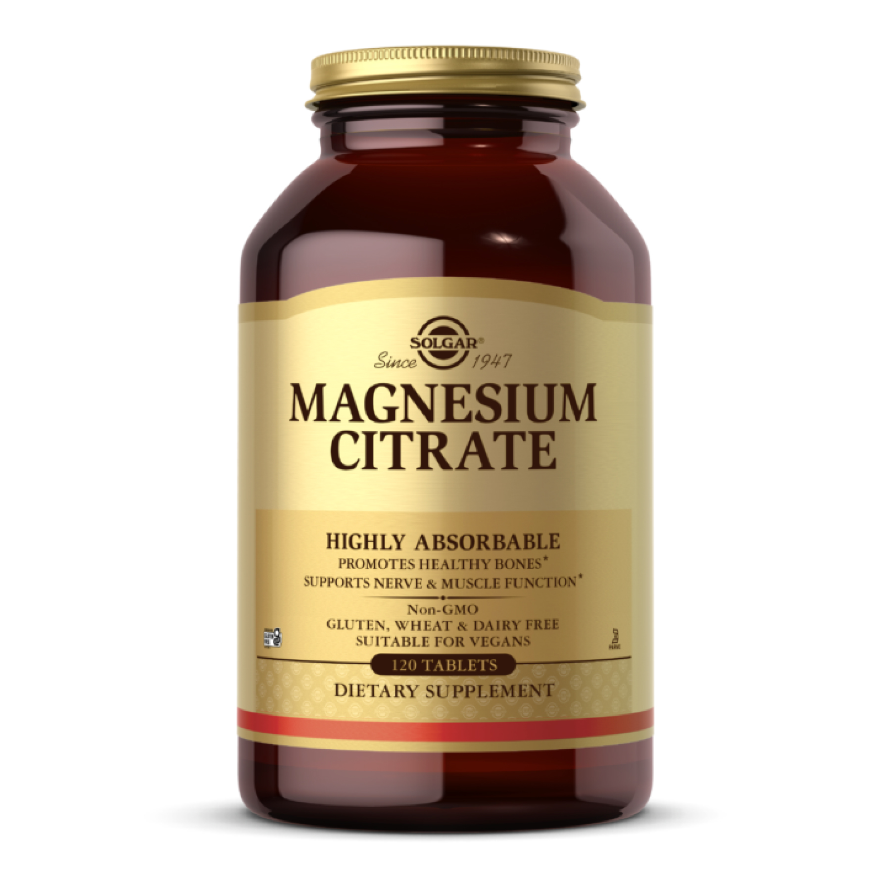 Solgar Magnesium Citrate - 120 tabs (Пошкоджена етикетка) 2023-10-7992