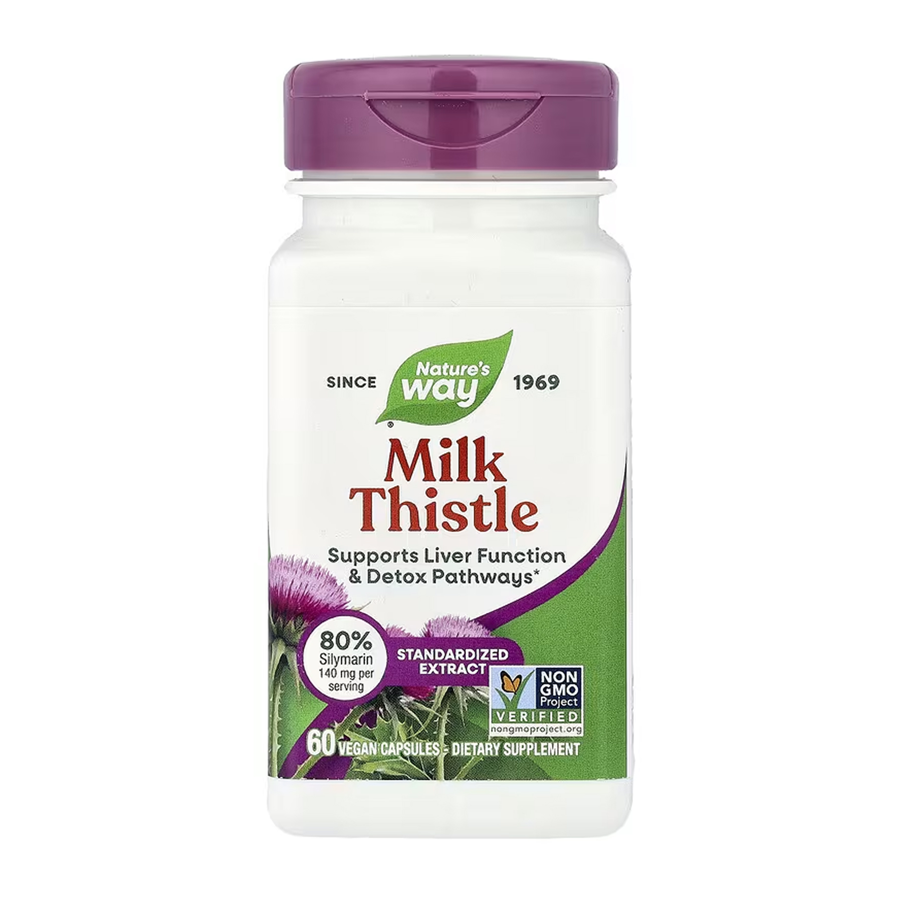 Nature's Way Milk Thistle - 60 vcaps 2023-10-6398