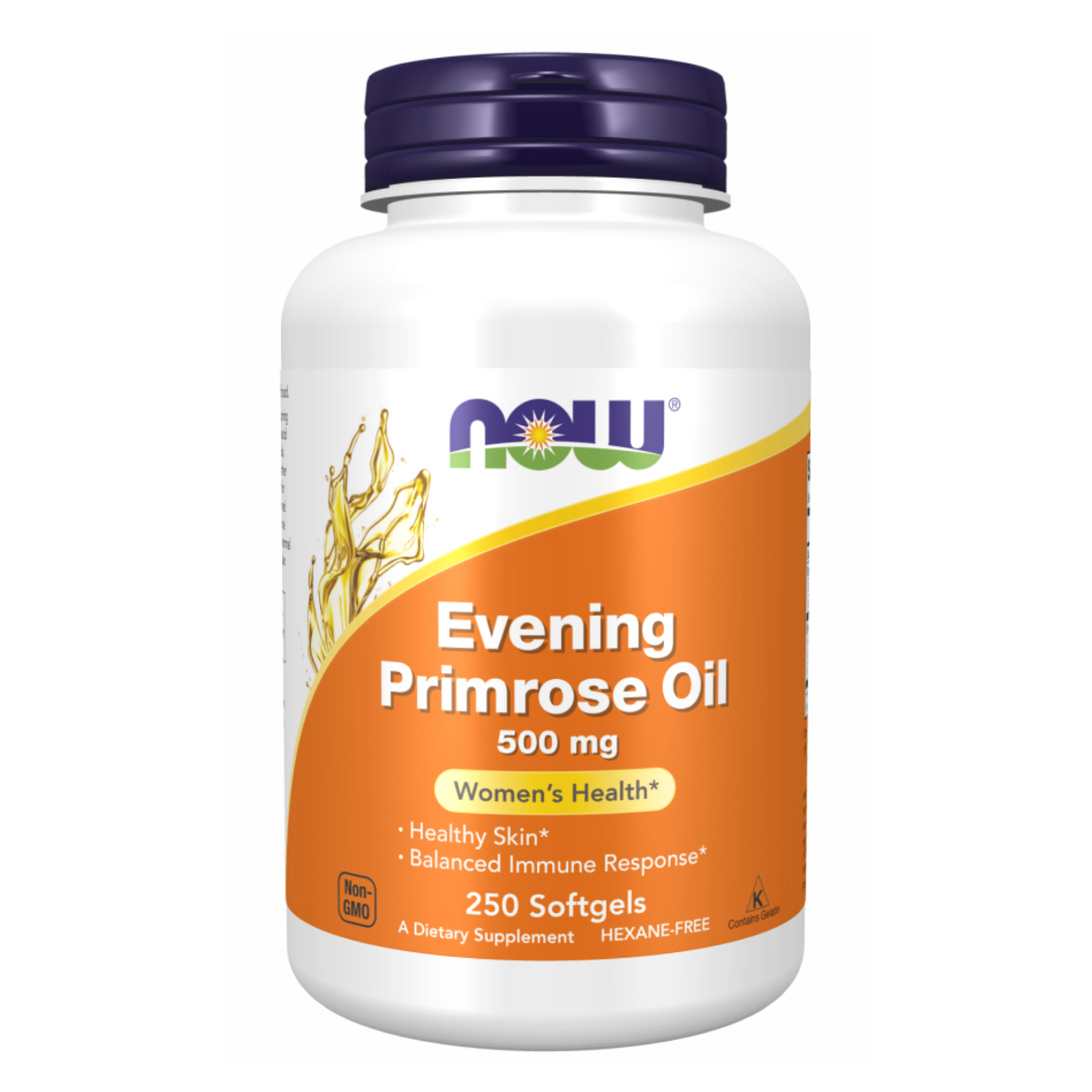 Now Foods Evening Primrose 500mg - 250 sgels 2022-10-2378