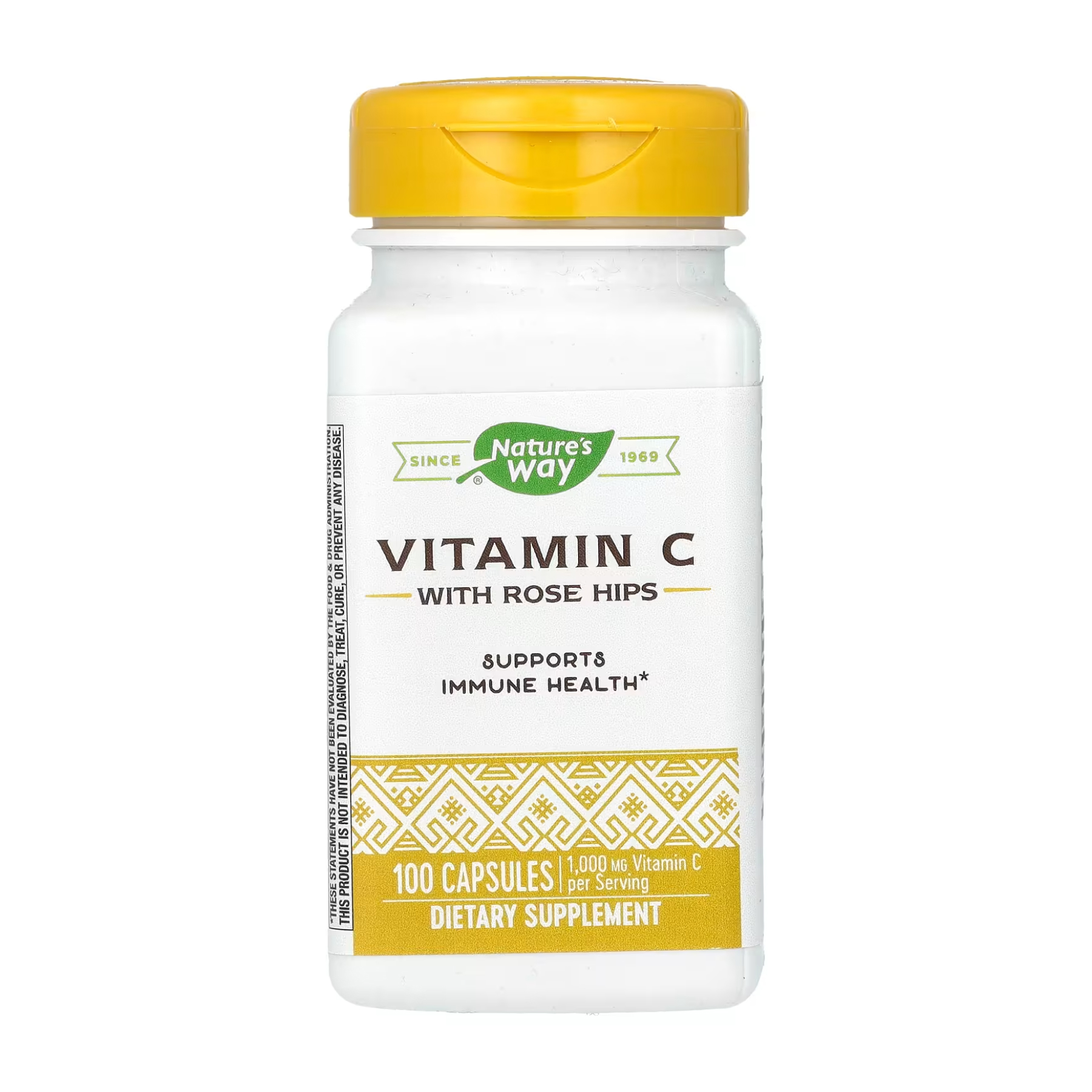 Nature's Way Vitamin C Rose Hips - 100 caps 2023-10-3396