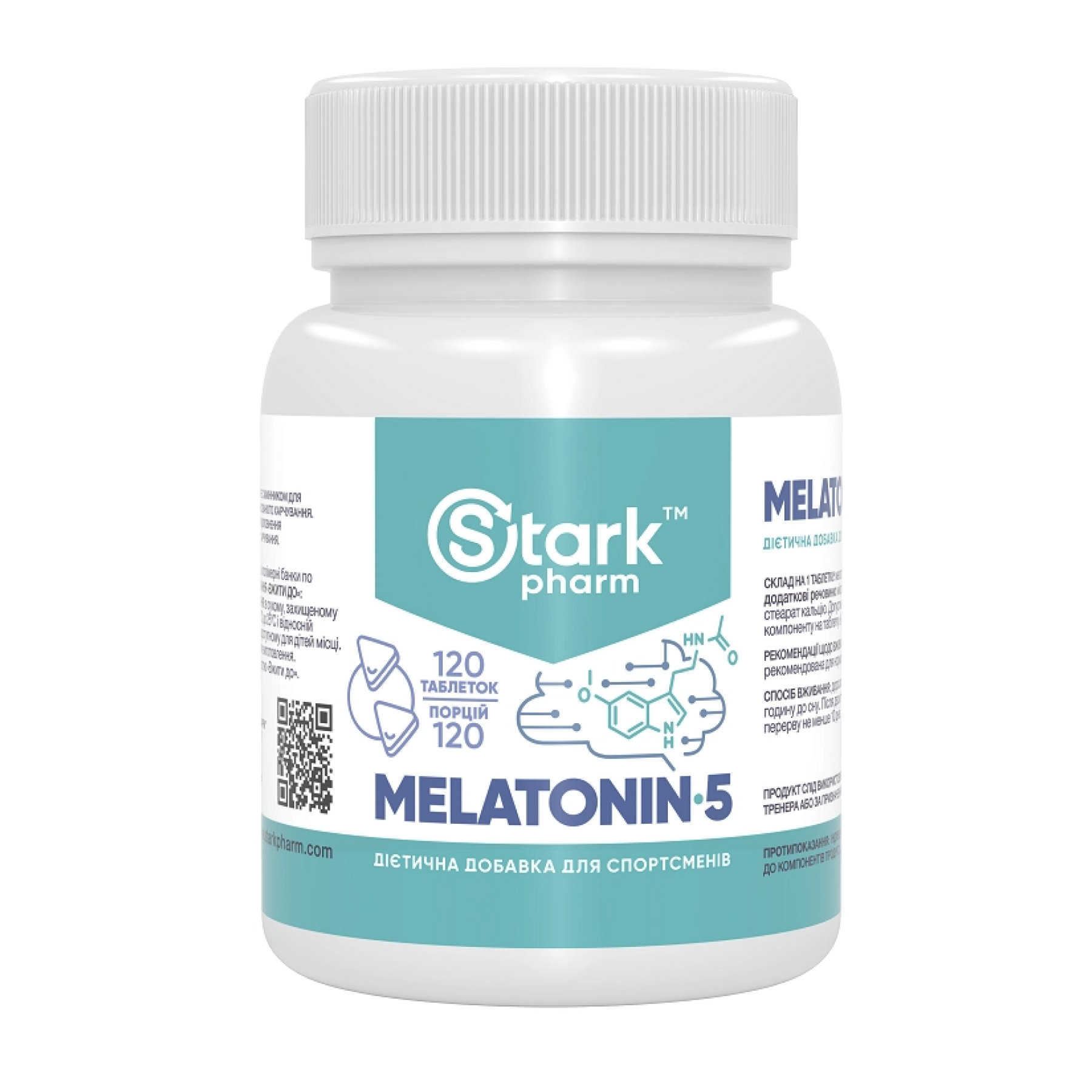 Stark Pharm Stark Melatonin 5mg - 120tabs 100-61-9851471-20