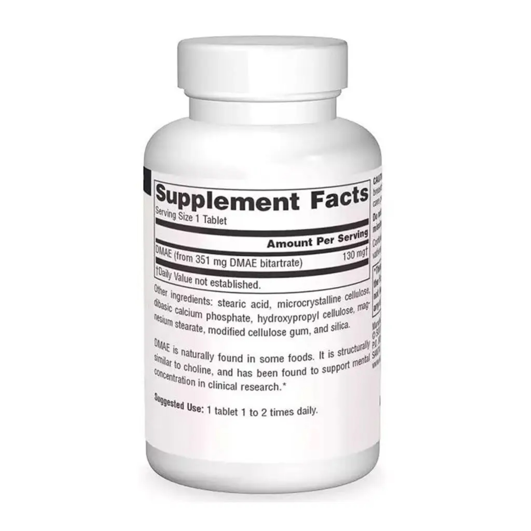 Source Naturals DMAE 351mg - 50 tabs 2023-10-4612
