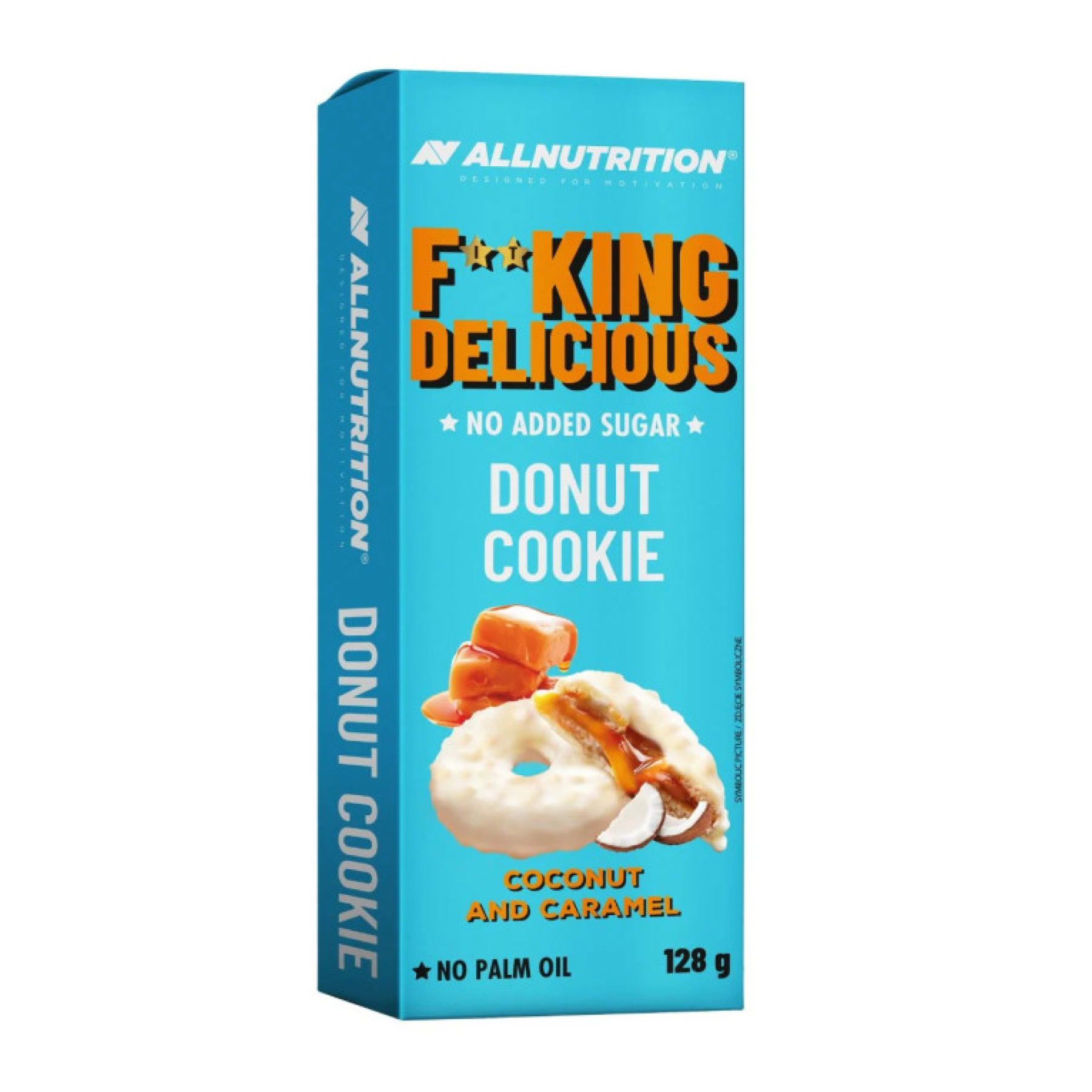 Allnutrition Fitking Delicious Donut Cookie - 128g Coconut and Caramel 2023-10-5919